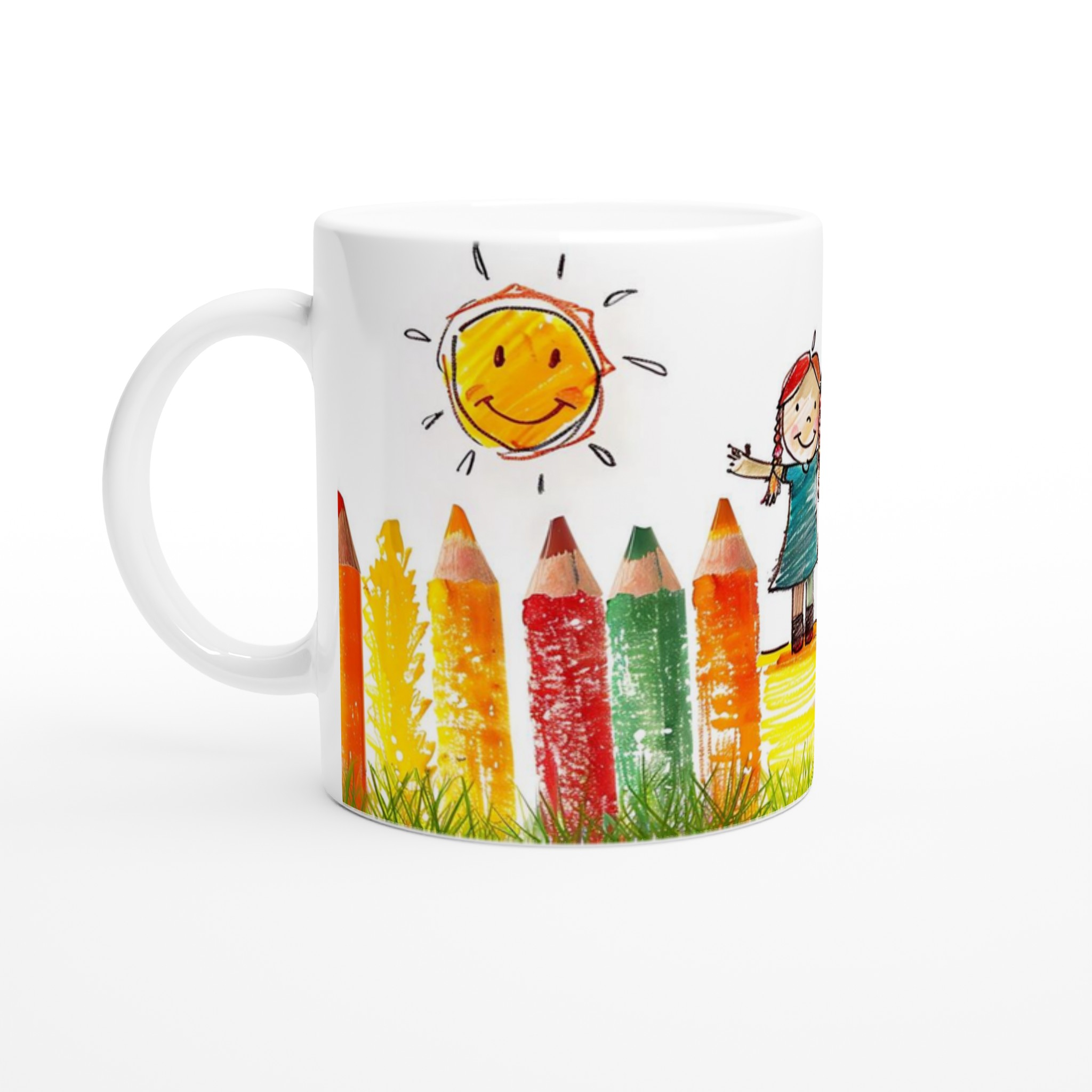 Färgsprakande Kreativ Mugg - 11oz Keramikmugg i glada färger för stora och små artister 1 fbf41d7b-db07-4751-85ca-c33f1d1f3ae9