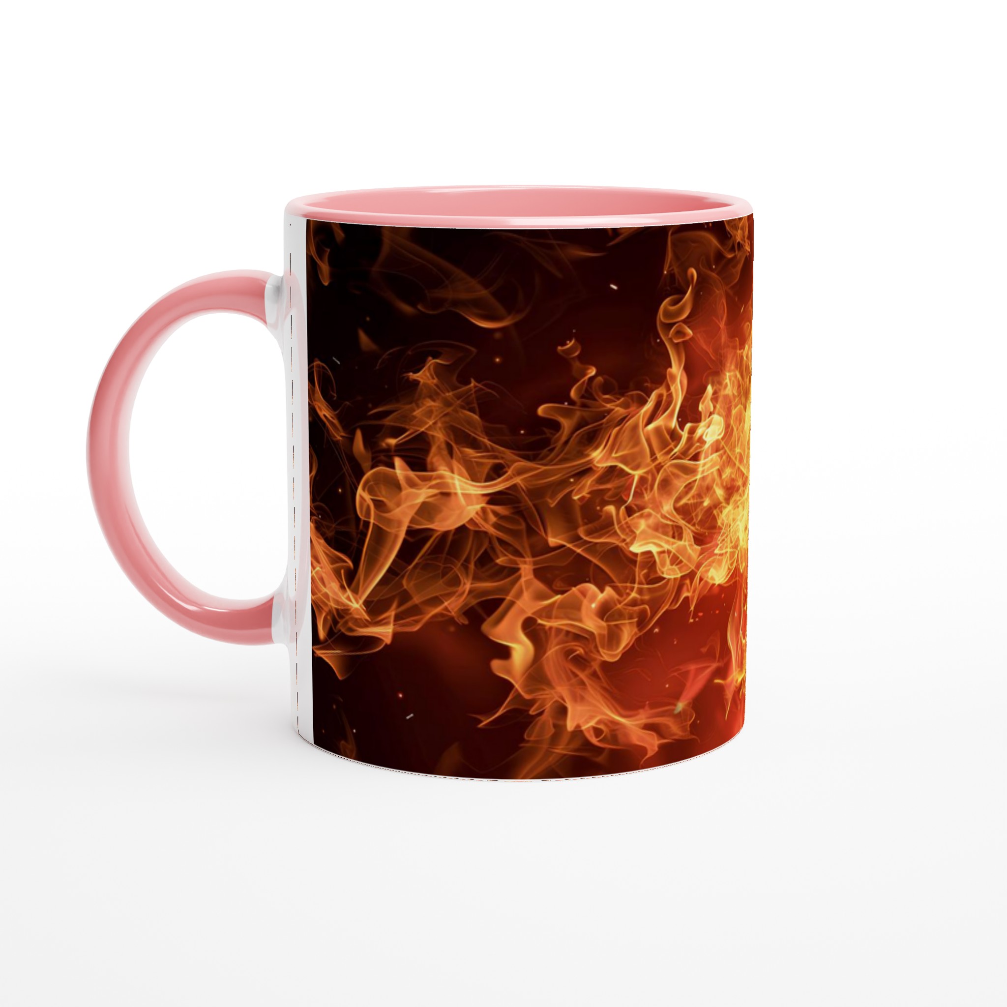 Het Basket Design Keramisk Mugg - Flammande Eldboll för Sportälskare 6 fc0874d4-5607-4183-97d3-1056f2e6c363