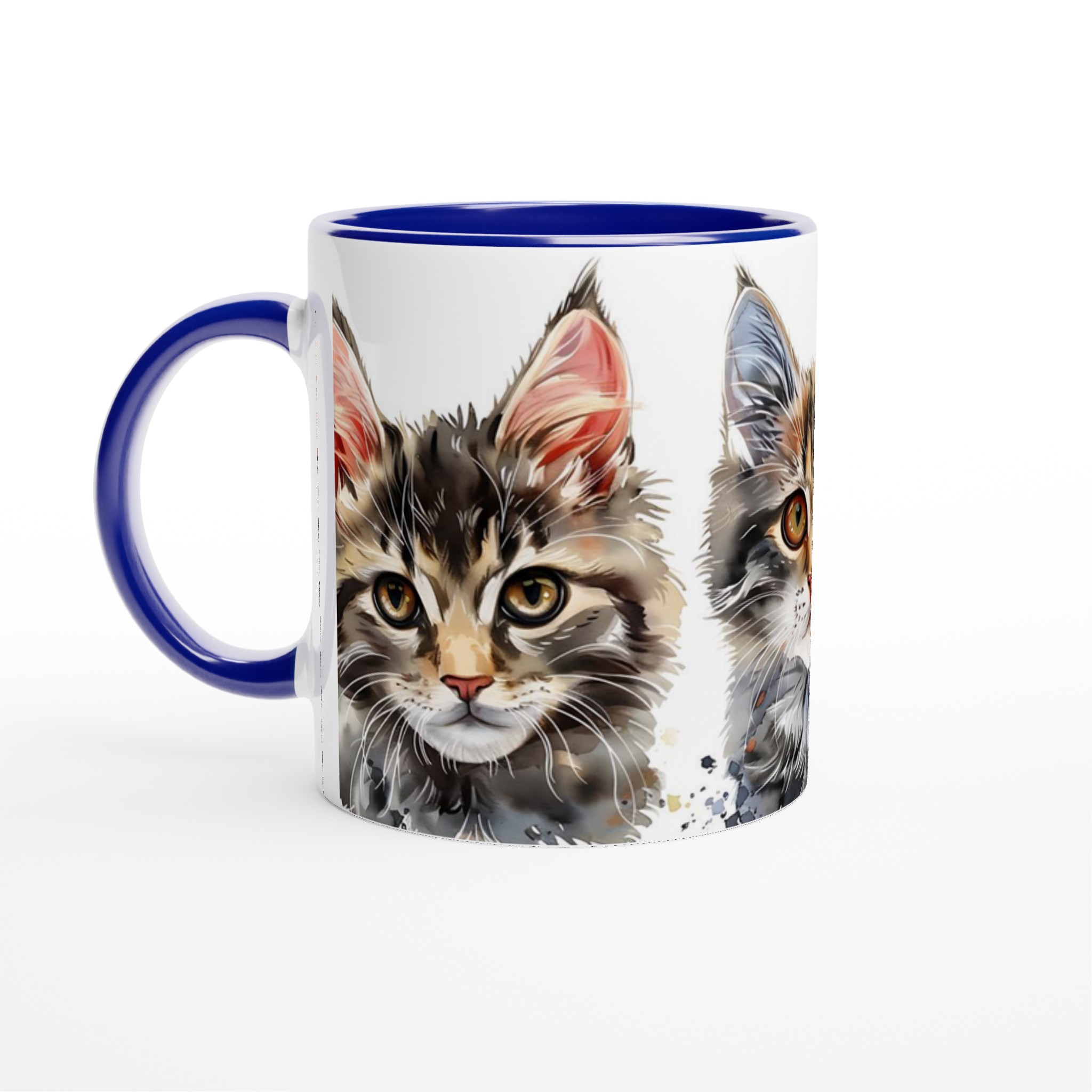 Söta kattungar akvarell 11oz keramikmugg – välj din favoritfärg! 4 fc108485-b452-446a-a269-6febd4c85610