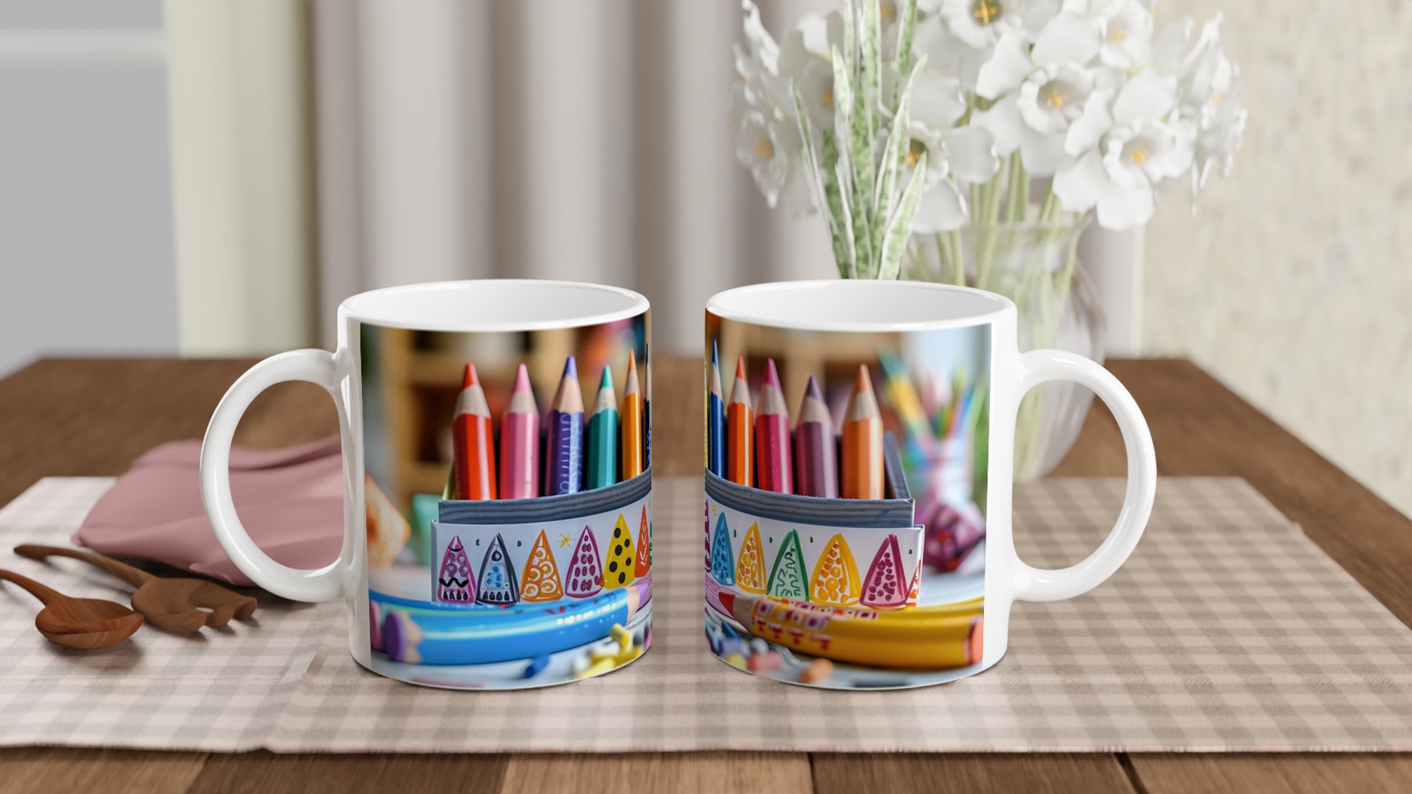Färgglad 11oz Keramikmugg – Perfekt för Kreativa Själar i Ditt Val av 7 Livliga Färger! 10 fc5fee2f-b3fc-408c-a2d2-c0a47cd18487