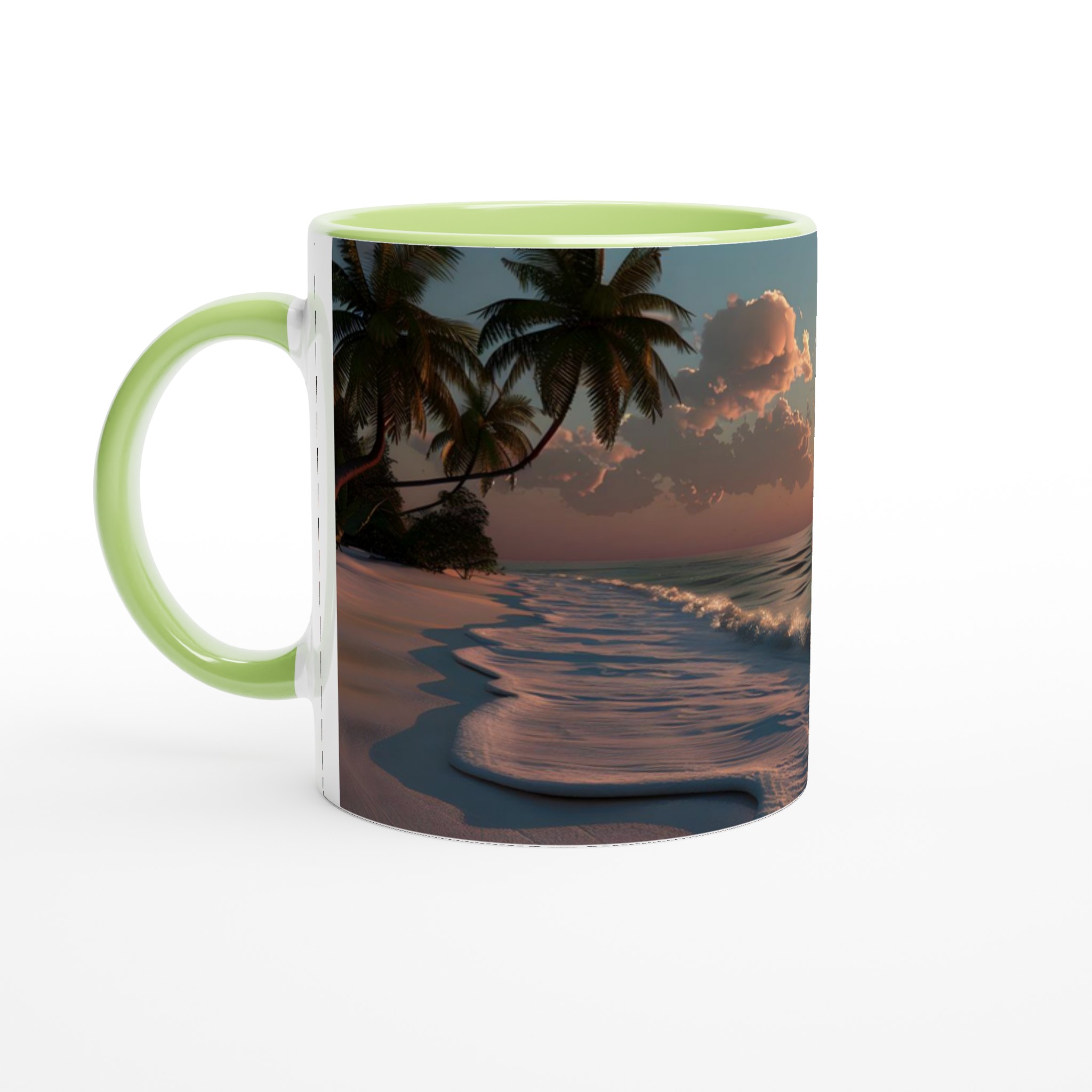 Solnedgång vid Havet Mugg - 11oz Keramisk Kaffemugg i Olika Färger 8 fca117bf-2501-4713-9fff-01c972f6c588