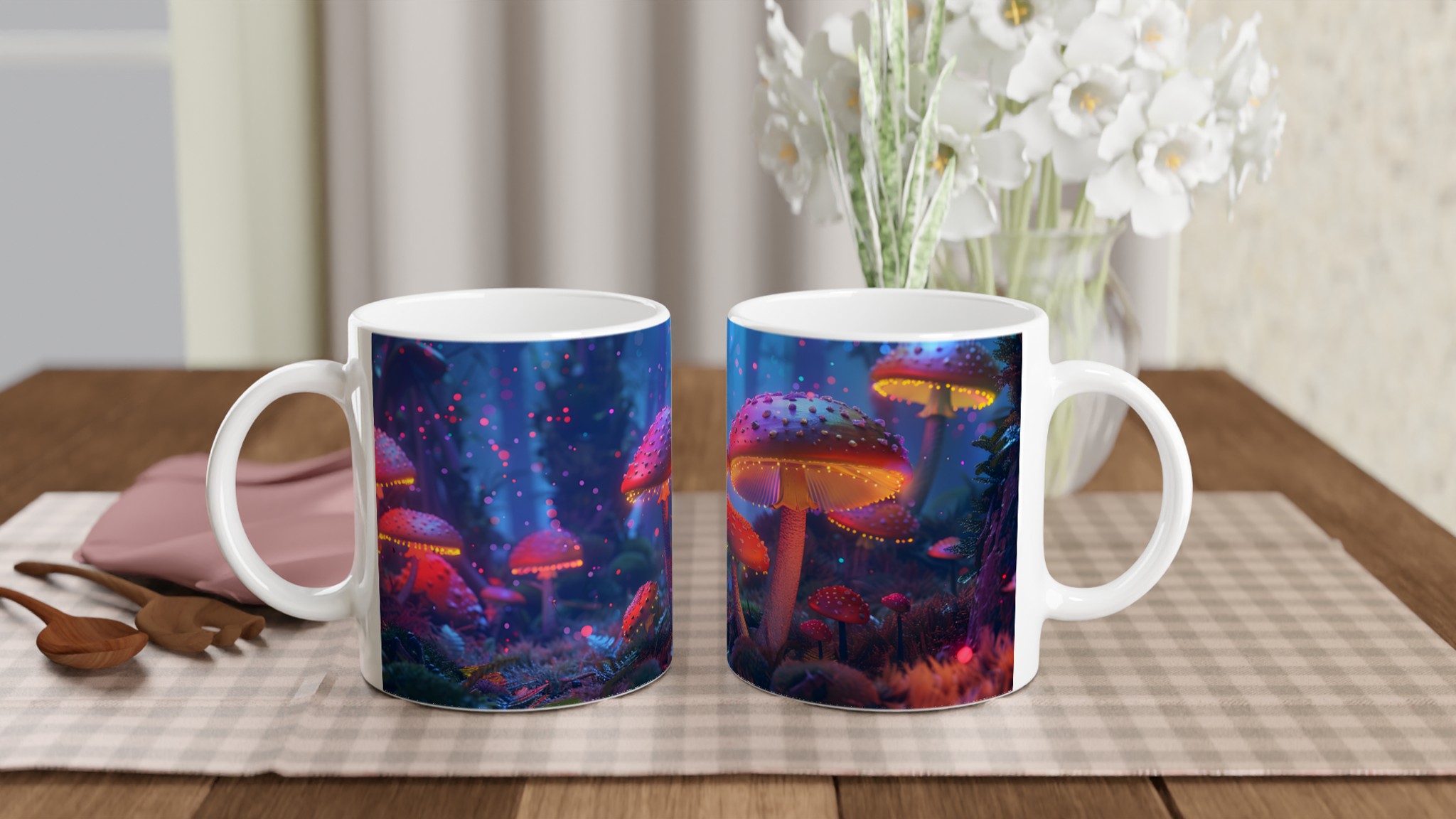 Fairy Forest Magiska Mugg: Kaffe med Färgsprakande Svampdesign – Välj Din Favoritfärg! 11 fcada88c-ff52-42c9-93d1-cb4e4af0be91