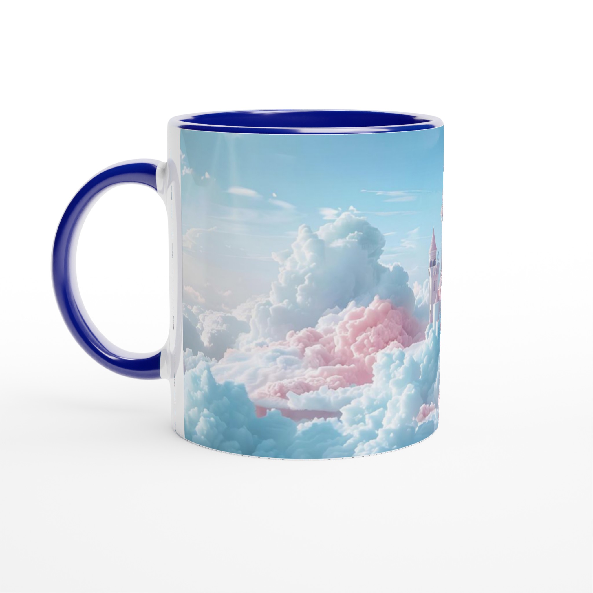 Fantasislott i Molnen Keramikmugg - 11oz, Välj Din Drömfärg 4 fd411f1f-413c-4187-89be-394d7c410d01