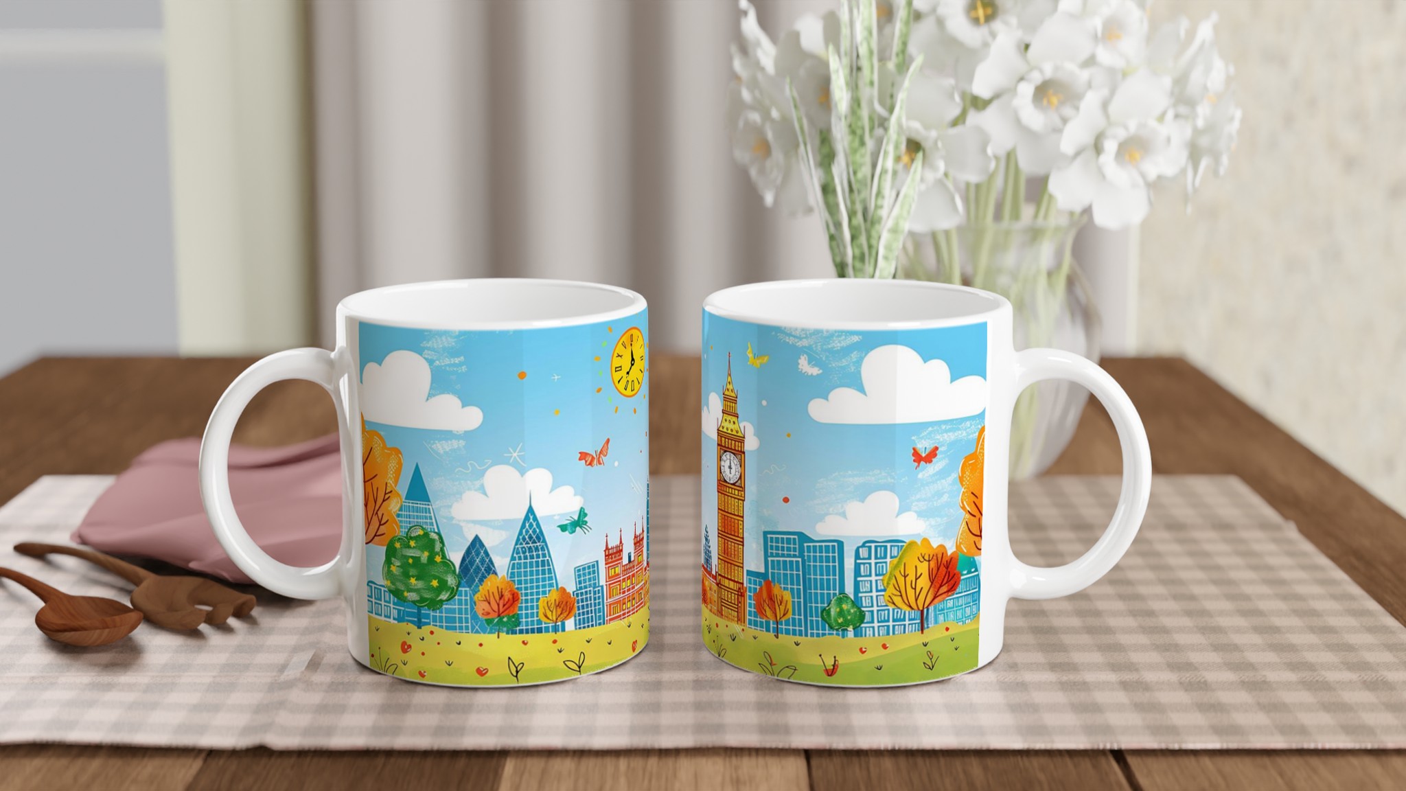 London Landscape Kaffemugg – Färgstark, Lekfull Stadssiluett i Premium Keramik – Välj Din Favoritfärg! 10 fd7c34e0-7bfc-4323-a4c6-d8601004830f