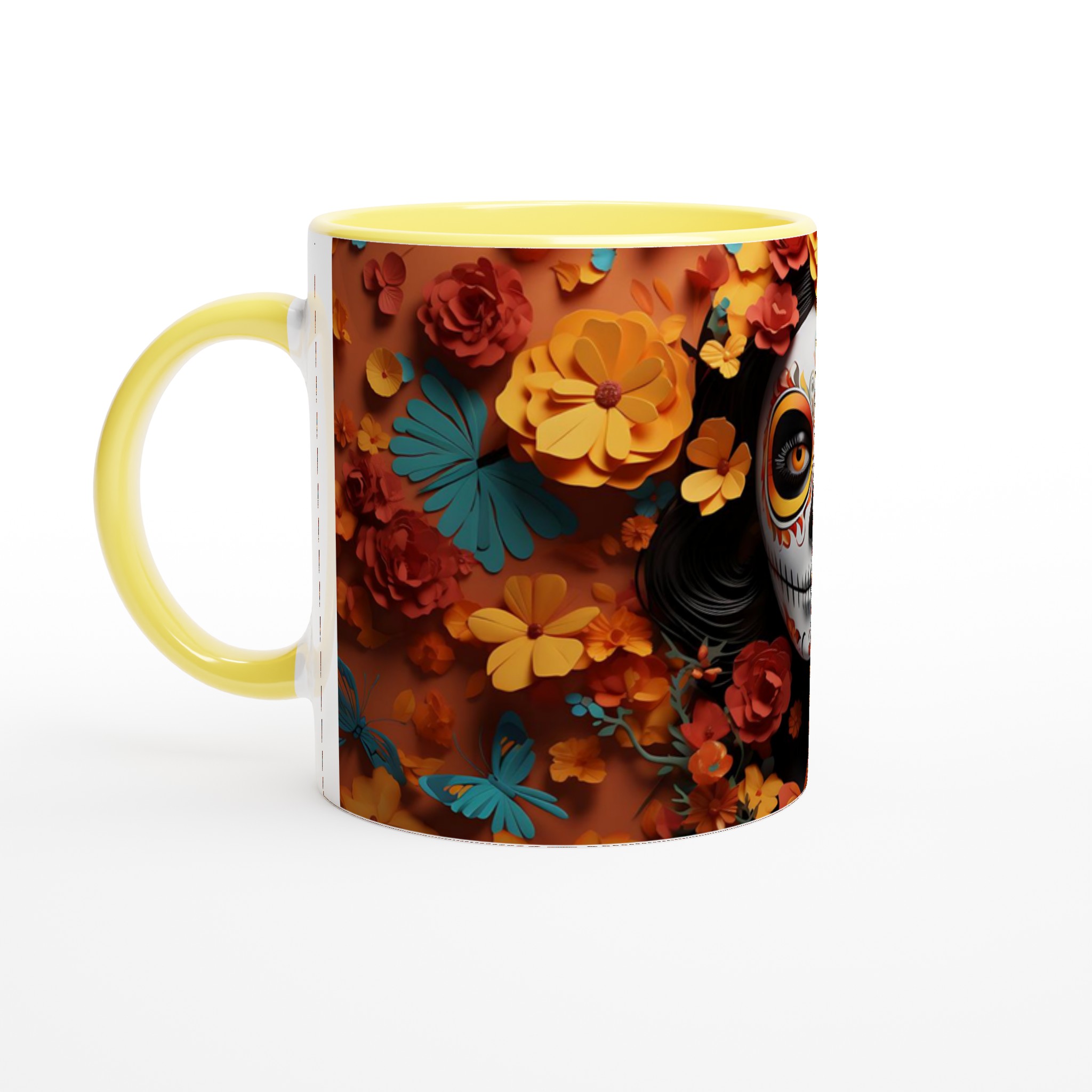 Dia de los Muertos Sugar Skull Mugg – Färgstark Keramik för Kaffe & Te i Sju Livfulla Nyanser 5 fdaf422d-6f79-468c-b589-ba31e24142a2