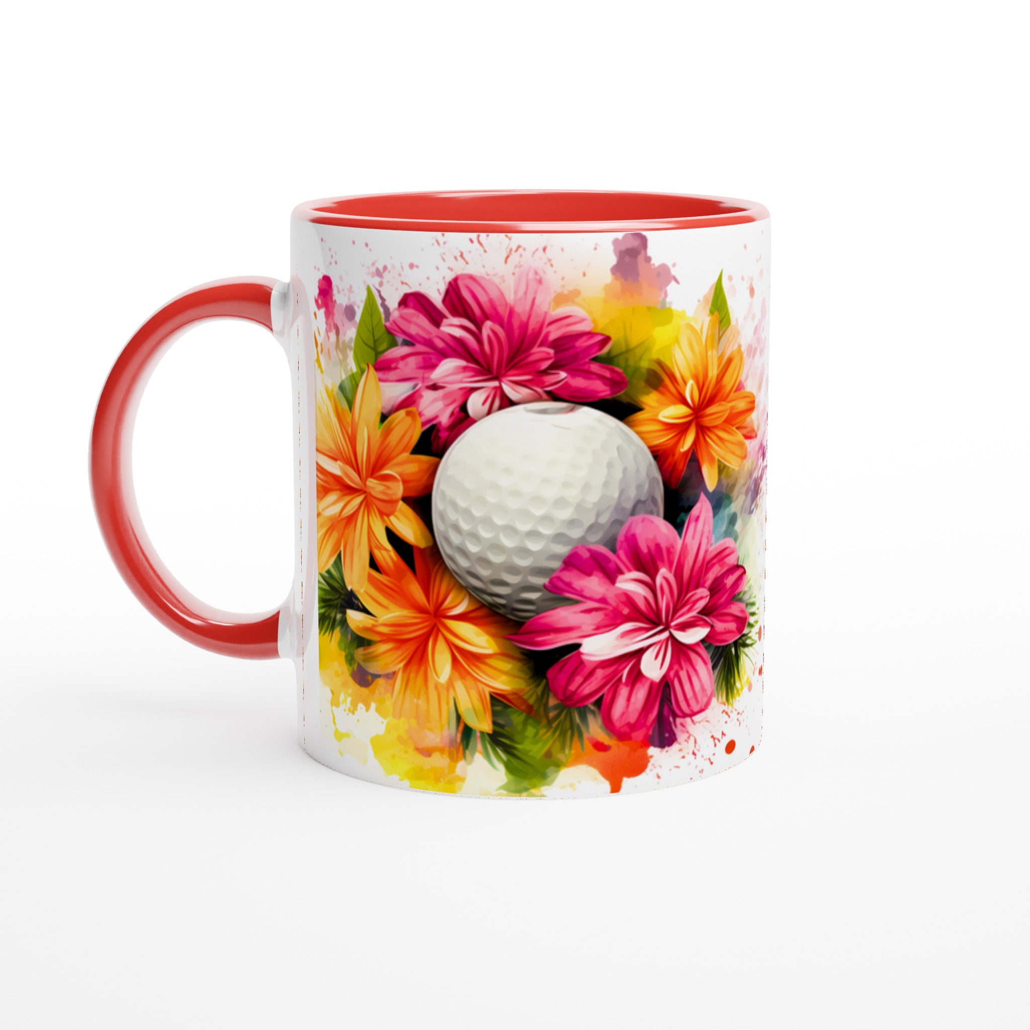 Färgexplosion Golfmugg – Vibrant Floral Design på 11oz Keramisk Mugg 2 fdc3aa93-aca8-4861-89cb-930e02335f89