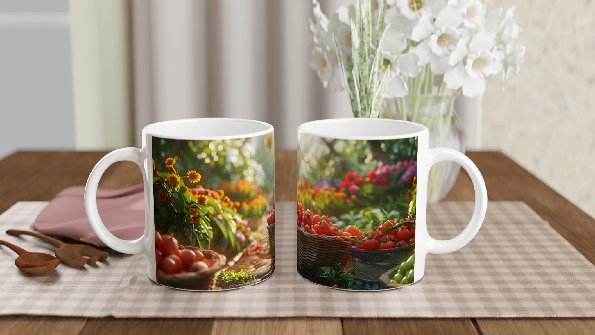 Trädgårdens skörd – 11oz Keramikmugg i ditt val av sju livfulla färger 11 fe423e0d-aff0-4e78-a35b-6eb7f8e2e3e0