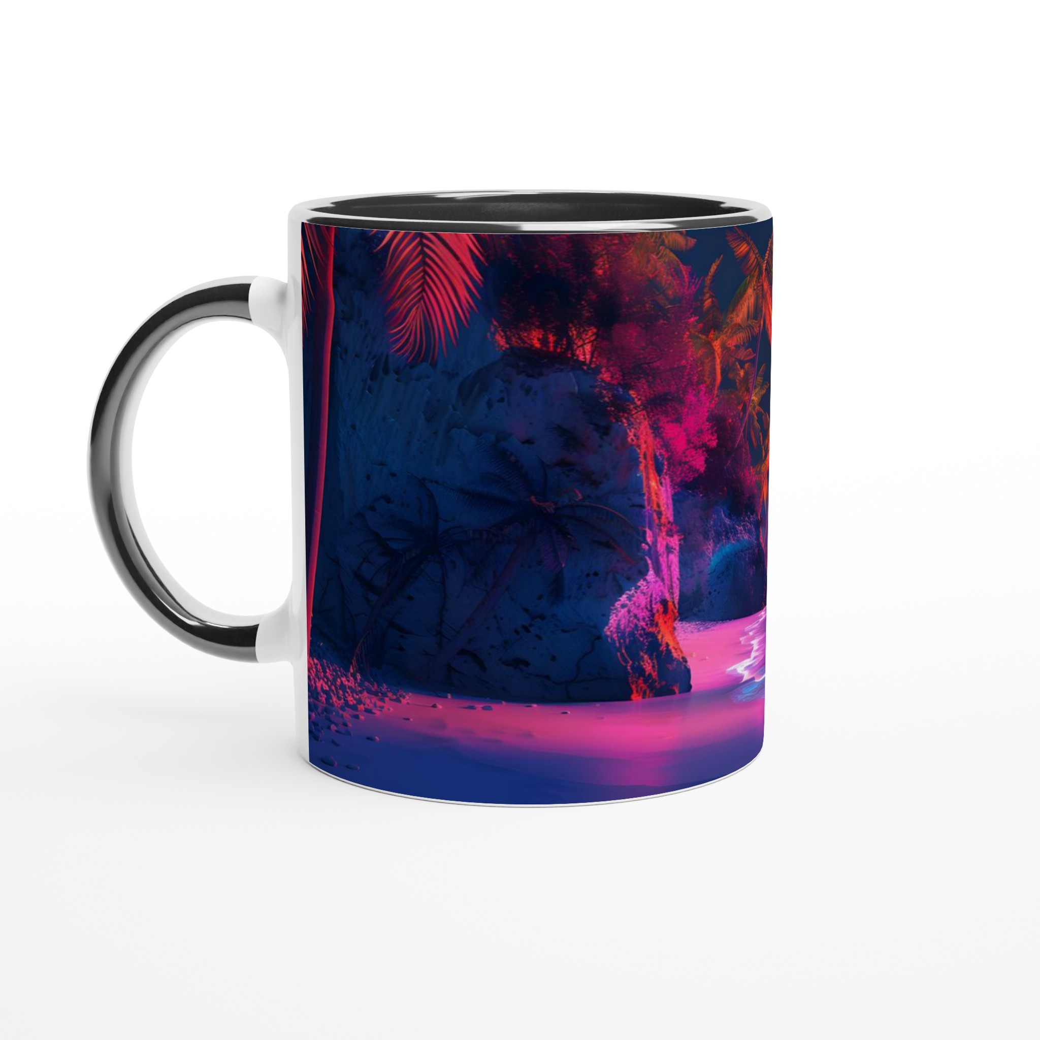 Neon Sunset Strander 11oz Keramisk Mugg – Drömmig Strandvibb i Valfri Färg 4 fe504873-e524-444e-97ef-fcdbc8436478