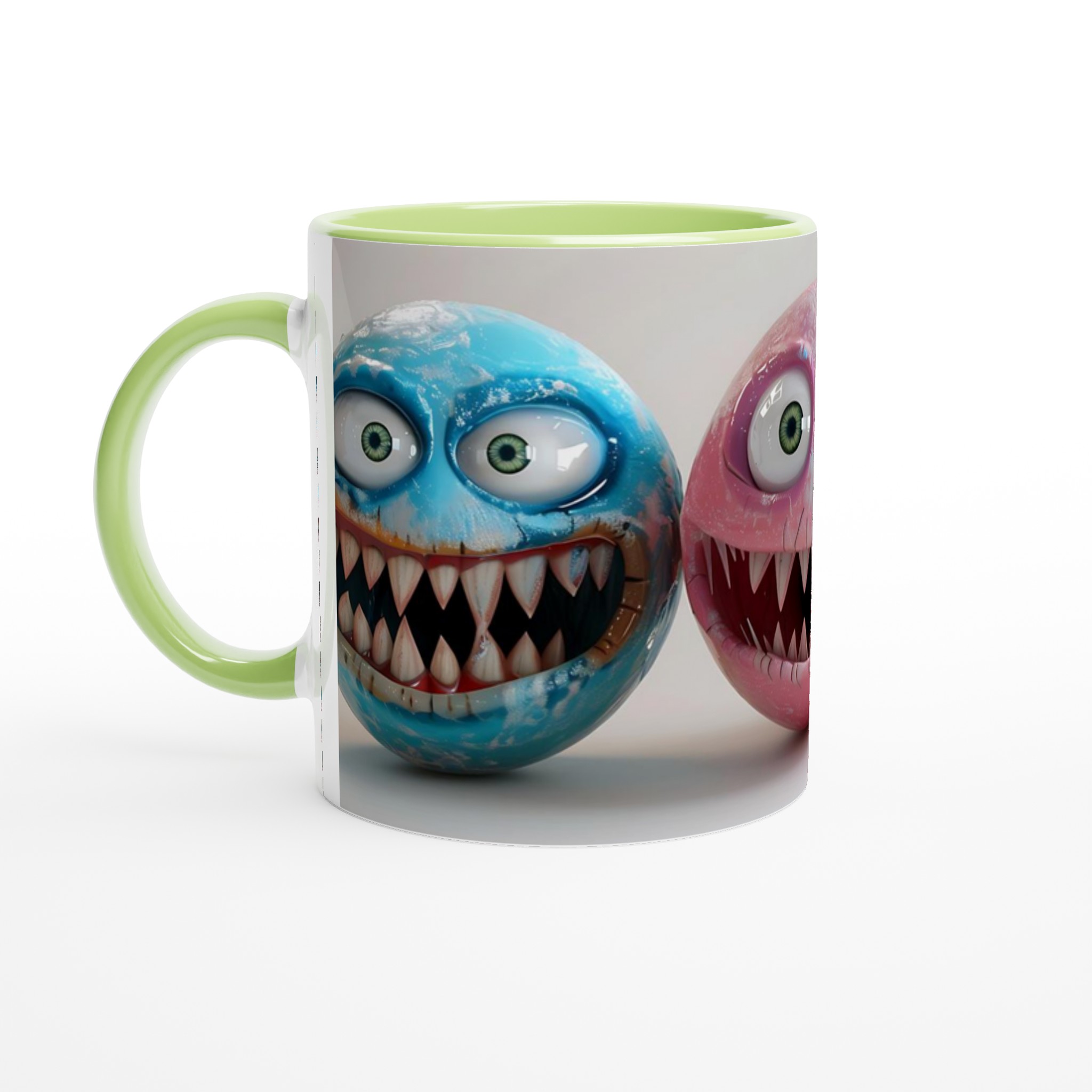 Mångfärgad Monster Mugg 11oz – Unik Keramisk Kaffekopp med Karaktär 6 fead65c9-a9e9-4f32-85f2-93c9cce82b35