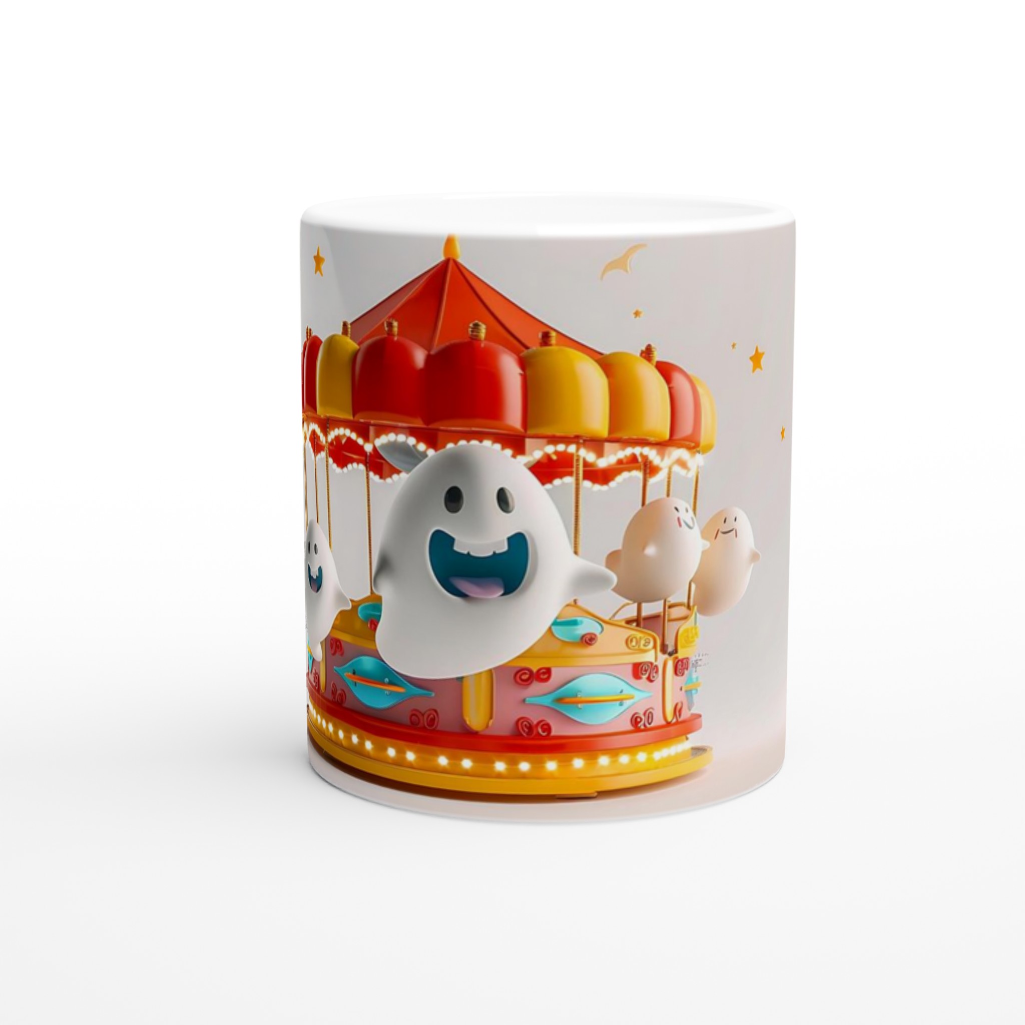 Munter Karusell med Spöken 11oz Keramisk Mugg – Färgglad Design för Glada Stunder 9 ff13652b-3f8e-427f-adf3-1261e99c12b2