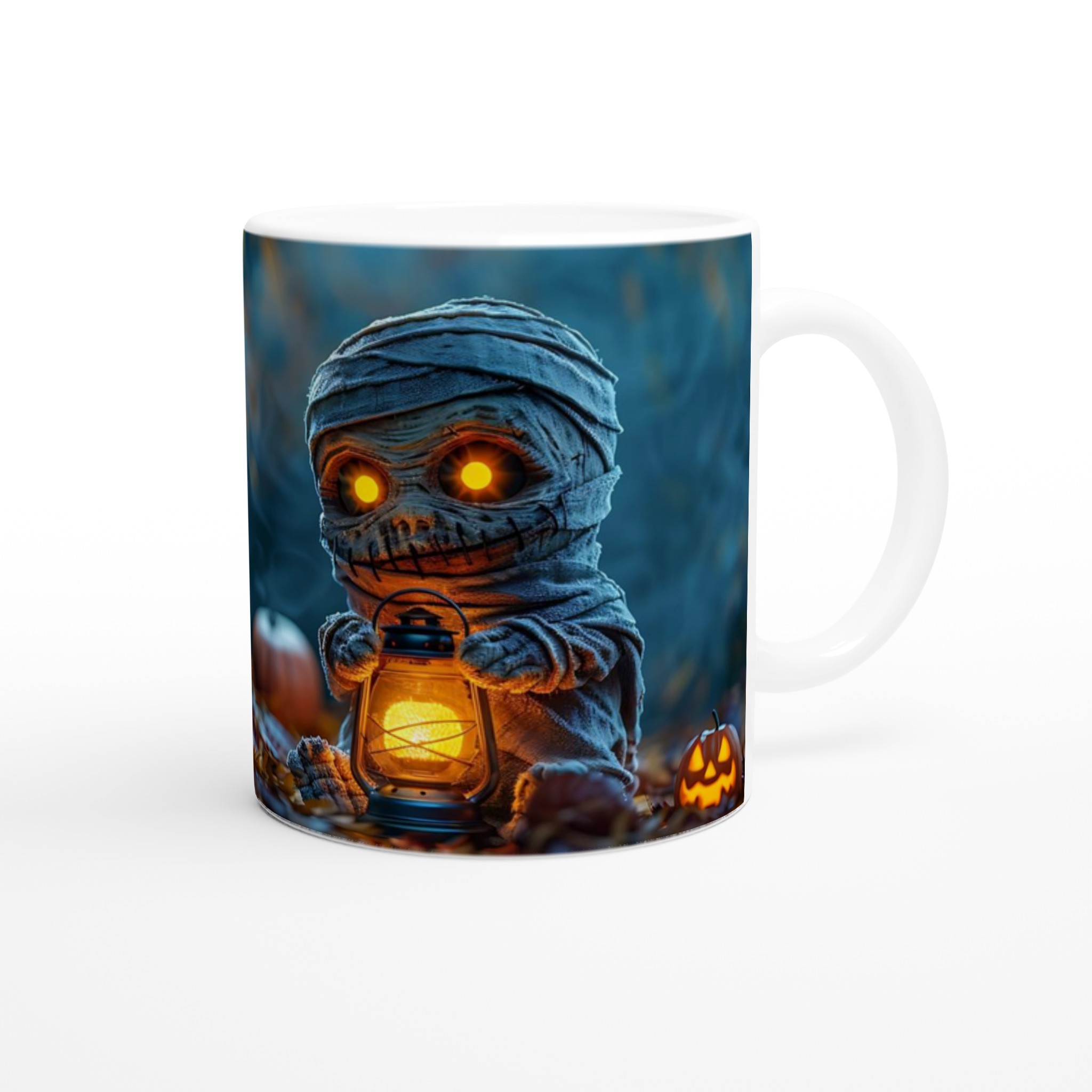 Spöklik Mumielykta Kaffemugg – Fånga Halloween-stämningen med din favoritdryck 9 ff3f5c2c-82ac-4538-a253-dab44cf14f81