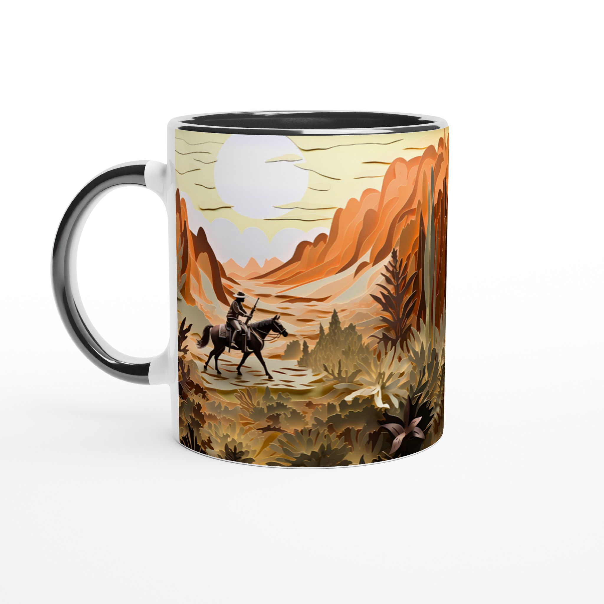 Western Horizon Ritt – Unik Keramikmugg, Välj bland 7 Färgstarka Nyanser 7 ff8780c4-83fa-4599-a02c-f3c5842ddaae