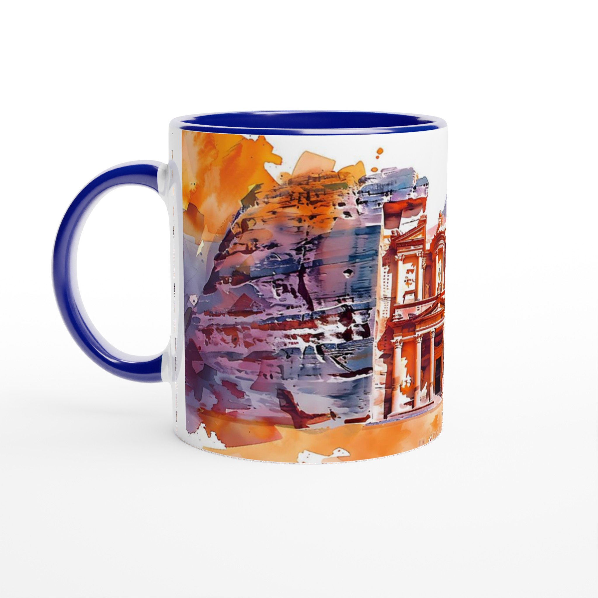 Petra Watercolor Inspiration – 11oz Keramisk Mugg i ditt val av 7 färger 4 ffa68d88-88ef-4483-bccc-b552f7c992fd