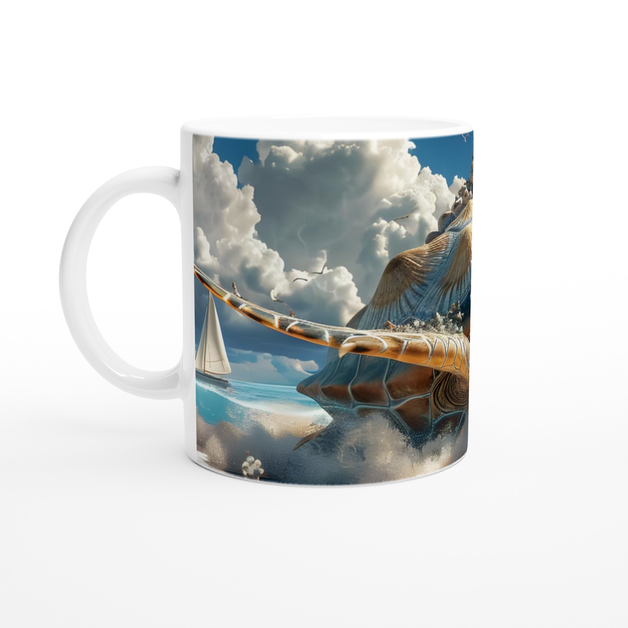 Oceanisk Havssköldpadda 11oz Keramisk Mugg – Dröm Dig Bort till Havet, Finns i Flera Färger 1 0029d0c3-5e71-47a4-bf45-5de07b5bd76e