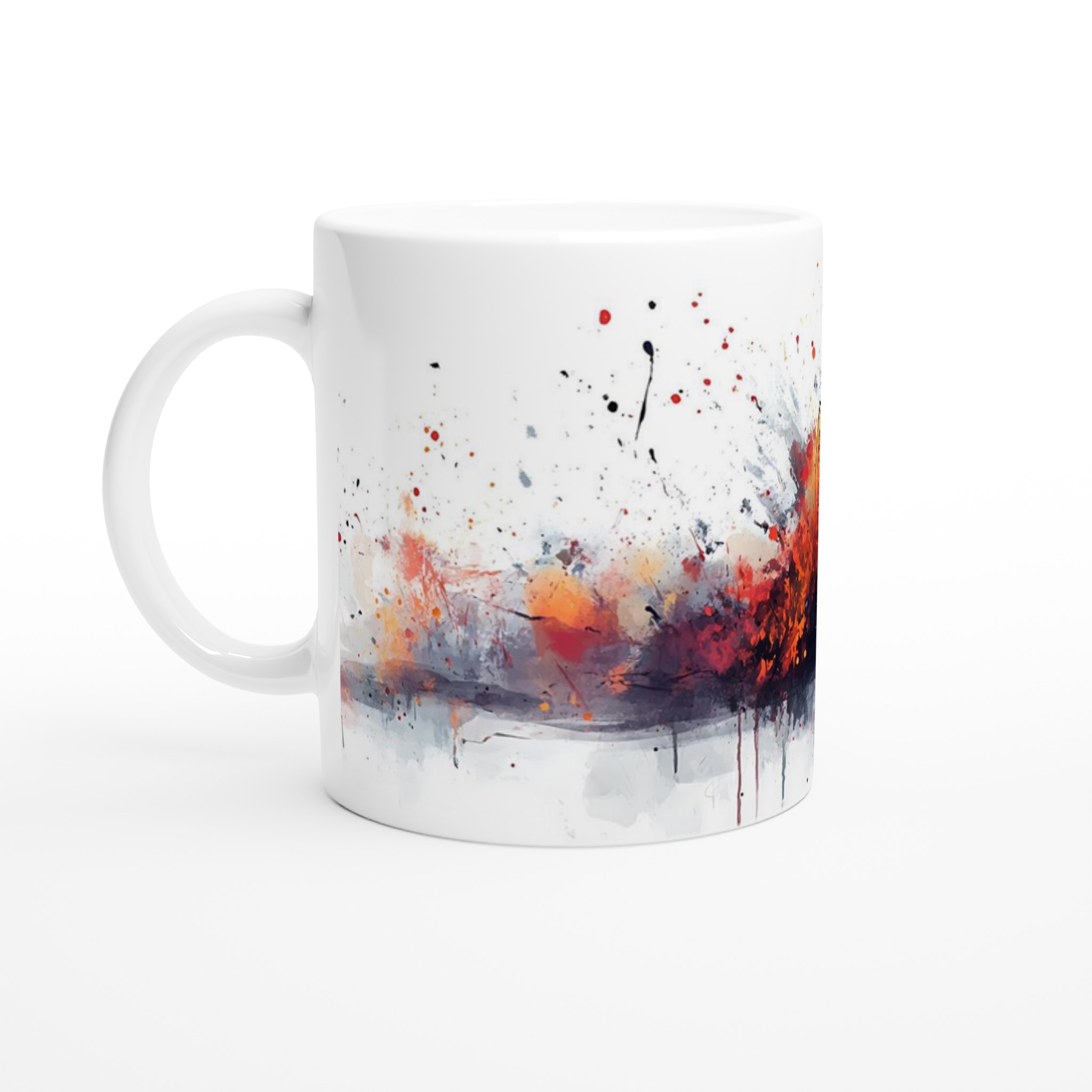 Spooky Pumpa Keramisk Mugg – Halloween Akvarell Konst 11oz Kaffemugg i ditt val av färg 1 00523f87-3a24-446a-896f-718db6cbc941