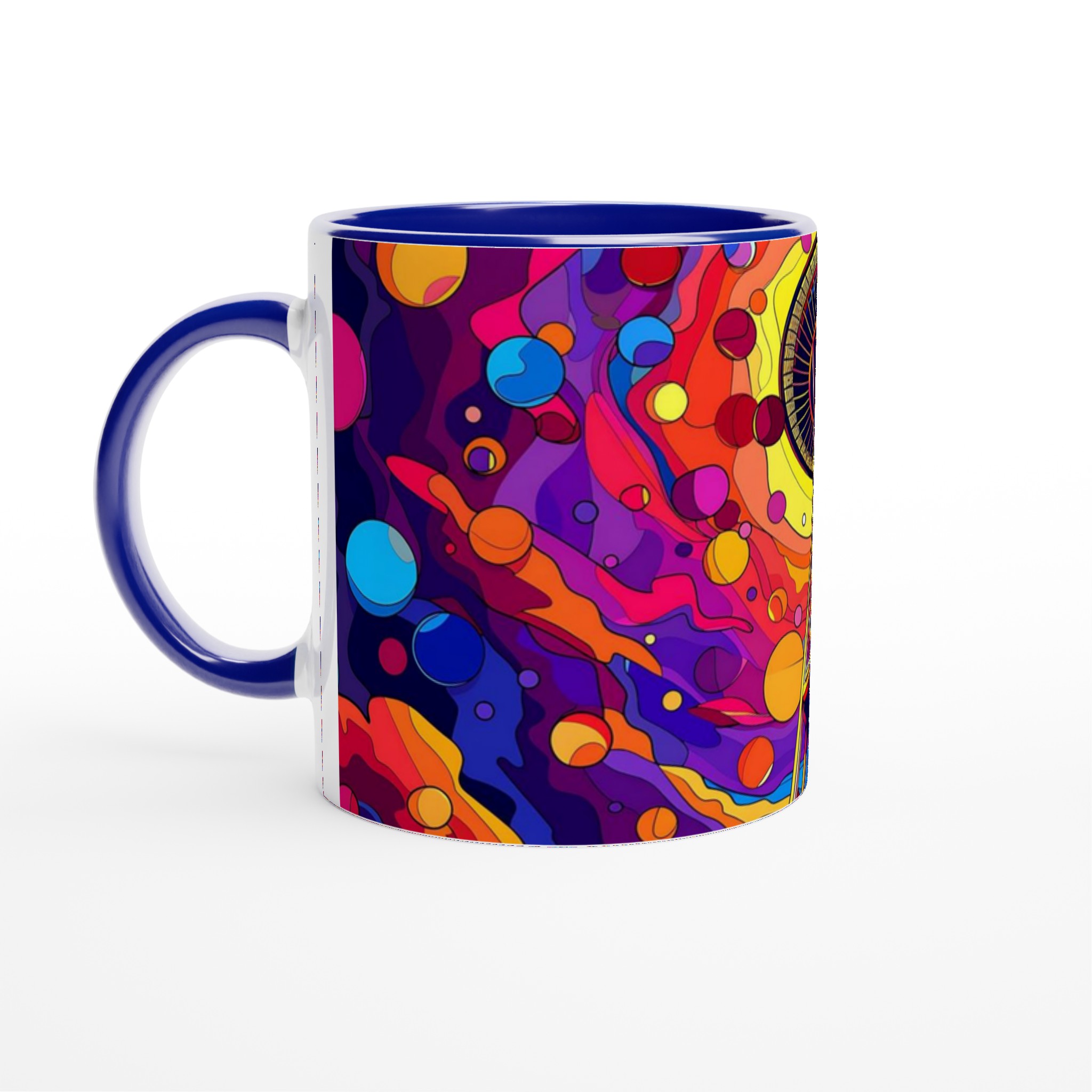Kosmisk Seattle Space Needle Keramikmugg – Färgglad Abstrakt Konst för din Kaffestund 2 0071586a-3e1f-44e2-b107-8be207992178