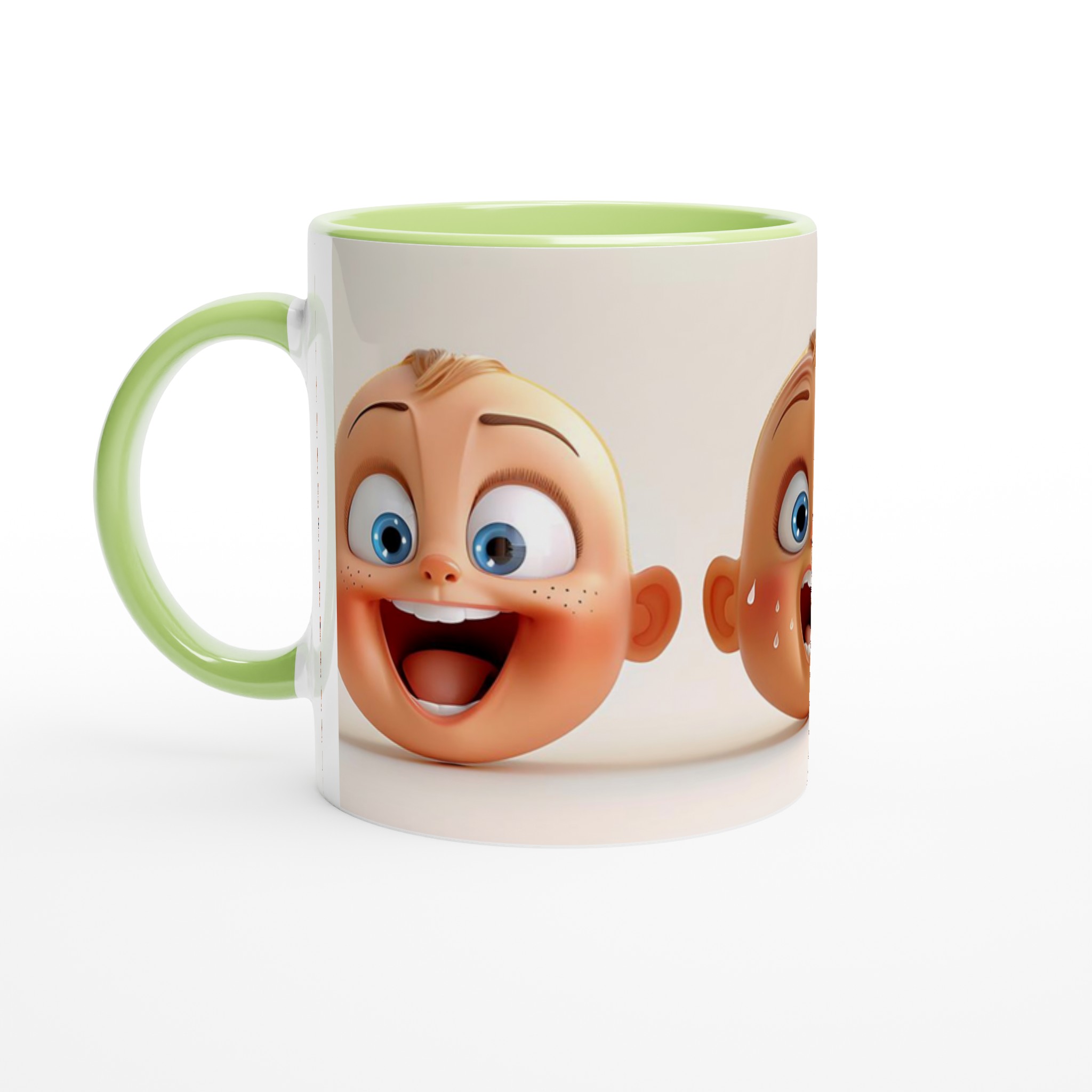 Charmiga Babyansikten Keramikmugg - Uttrycksfull Design, Perfekt Present i 7 Färgval! 7 007604ca-dfa8-4b3a-825c-acc7721d550a