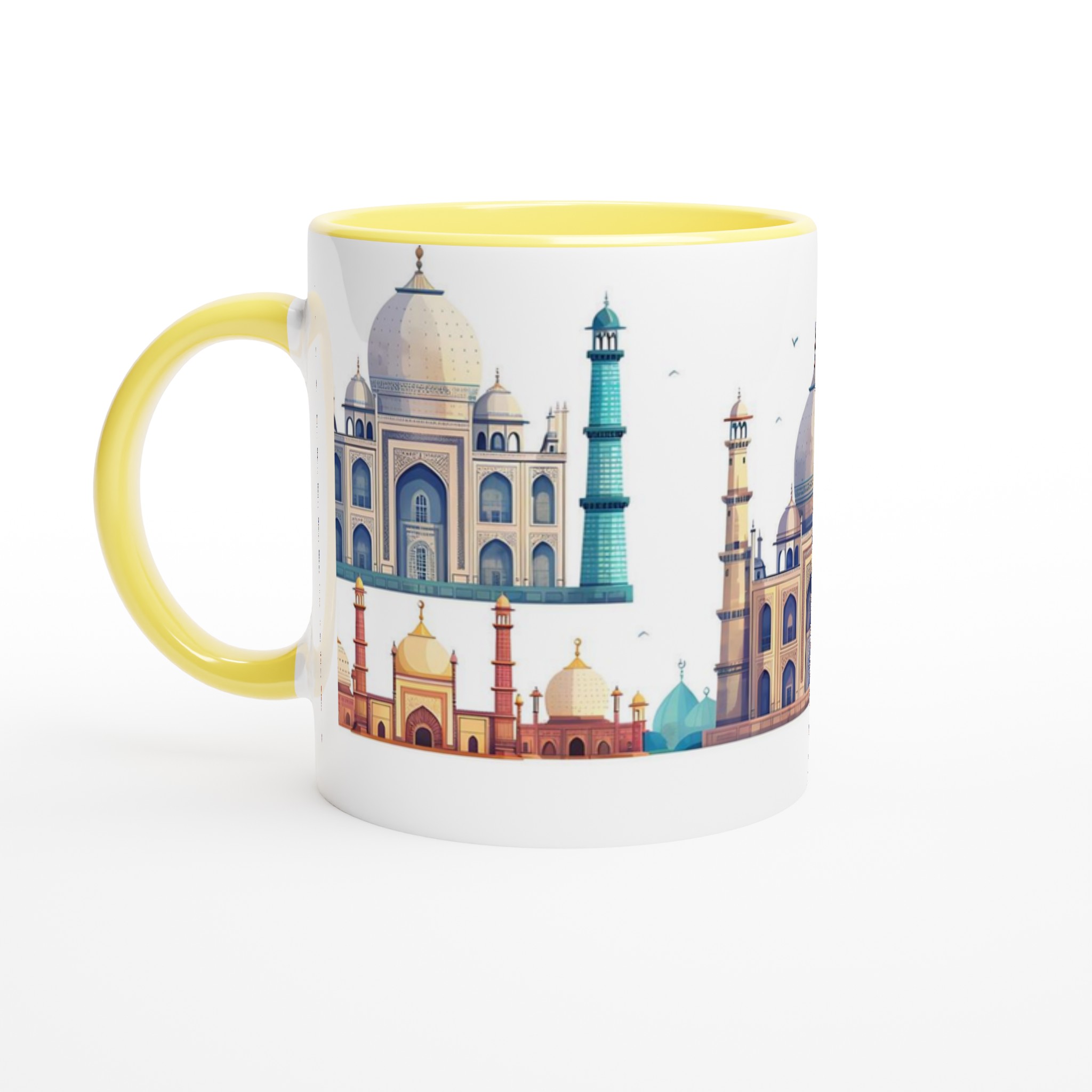 Historiska Tempel 11oz Keramisk Mugg - Välj bland 7 Färgstarka Nyanser 3 00c6750f-d9ee-404e-a63f-30899f905cdb