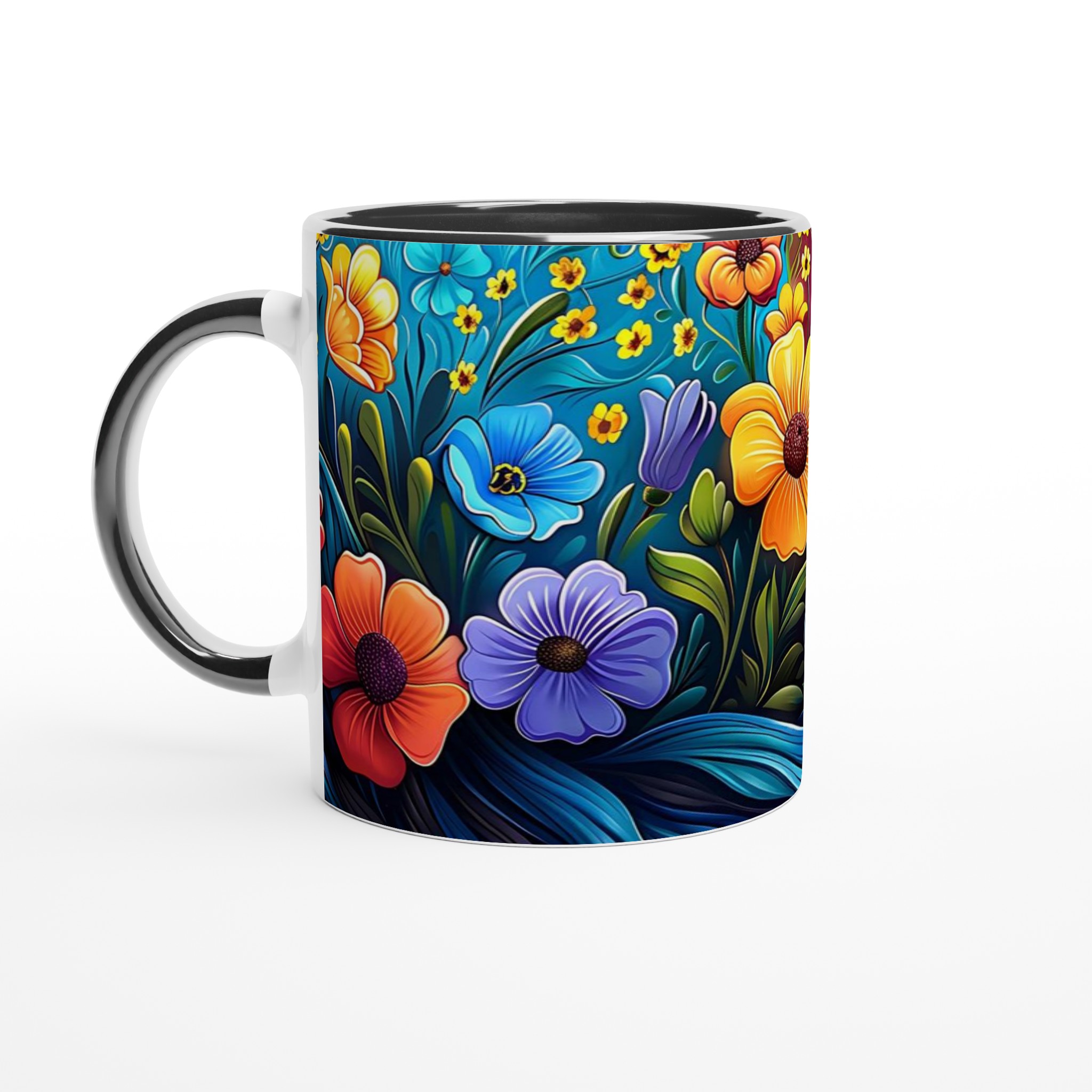 Blomstrande Keramisk Mugg 11oz – Välj bland 7 Livfulla Färger för Din Perfekta Kaffestund 4 00cdb79c-cf0a-48b4-84ec-270f3145054d