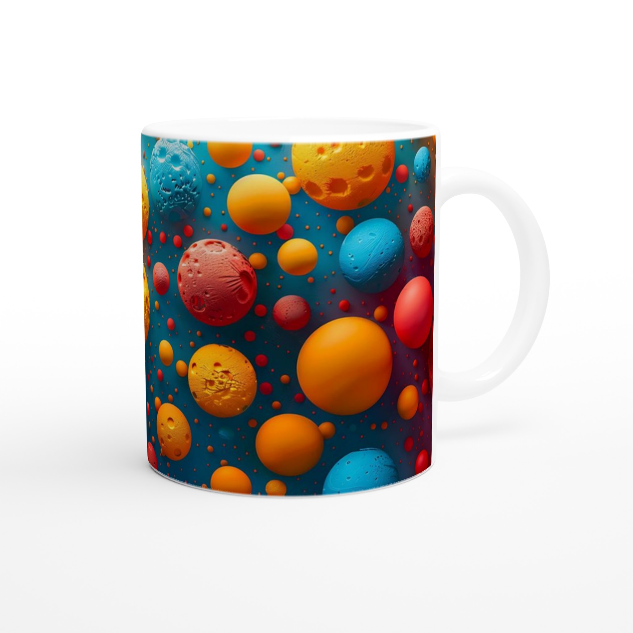 Kosmisk Färgexplosion Mugg – Unik 11oz Keramikmugg i ditt val av sju livfulla färger 9 0122d427-0258-45f1-9b8b-d6cea70cb403