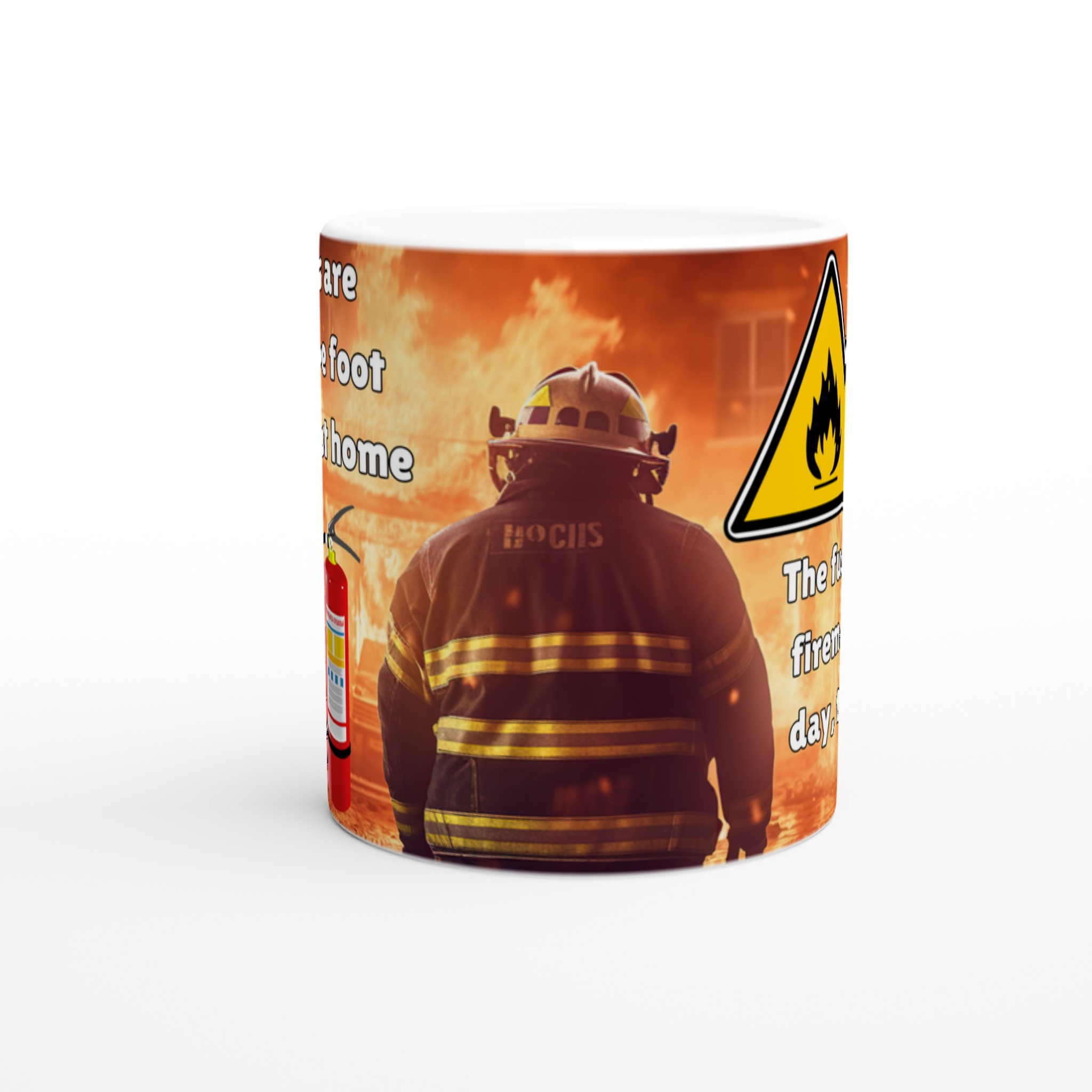 Vit 11oz keramisk mugg – hylla brandmän i ditt val av sju livfulla färger 8 0126c2e8-57b4-4099-9d1b-49ffc7fd90bd