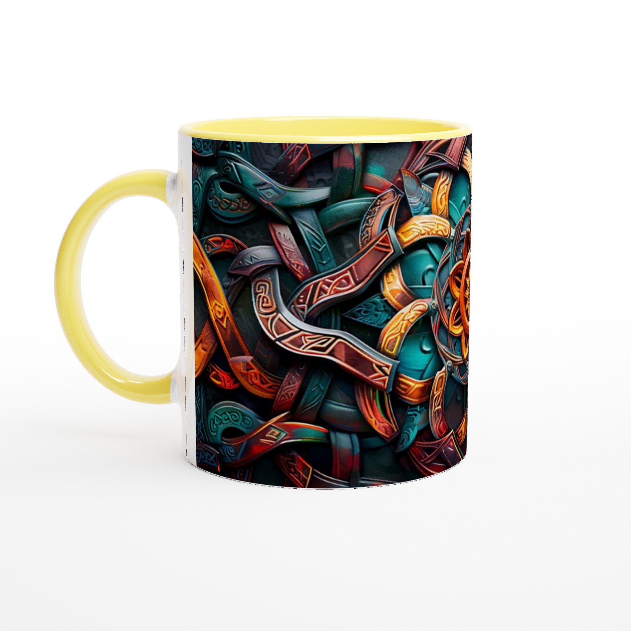 Mytisk Keltisk Knutmugg – 11 oz Keramisk Kaffemugg i Valfri Färg 3 012fe8b8-b85c-4ec9-9ca8-21b78e0ee0d2