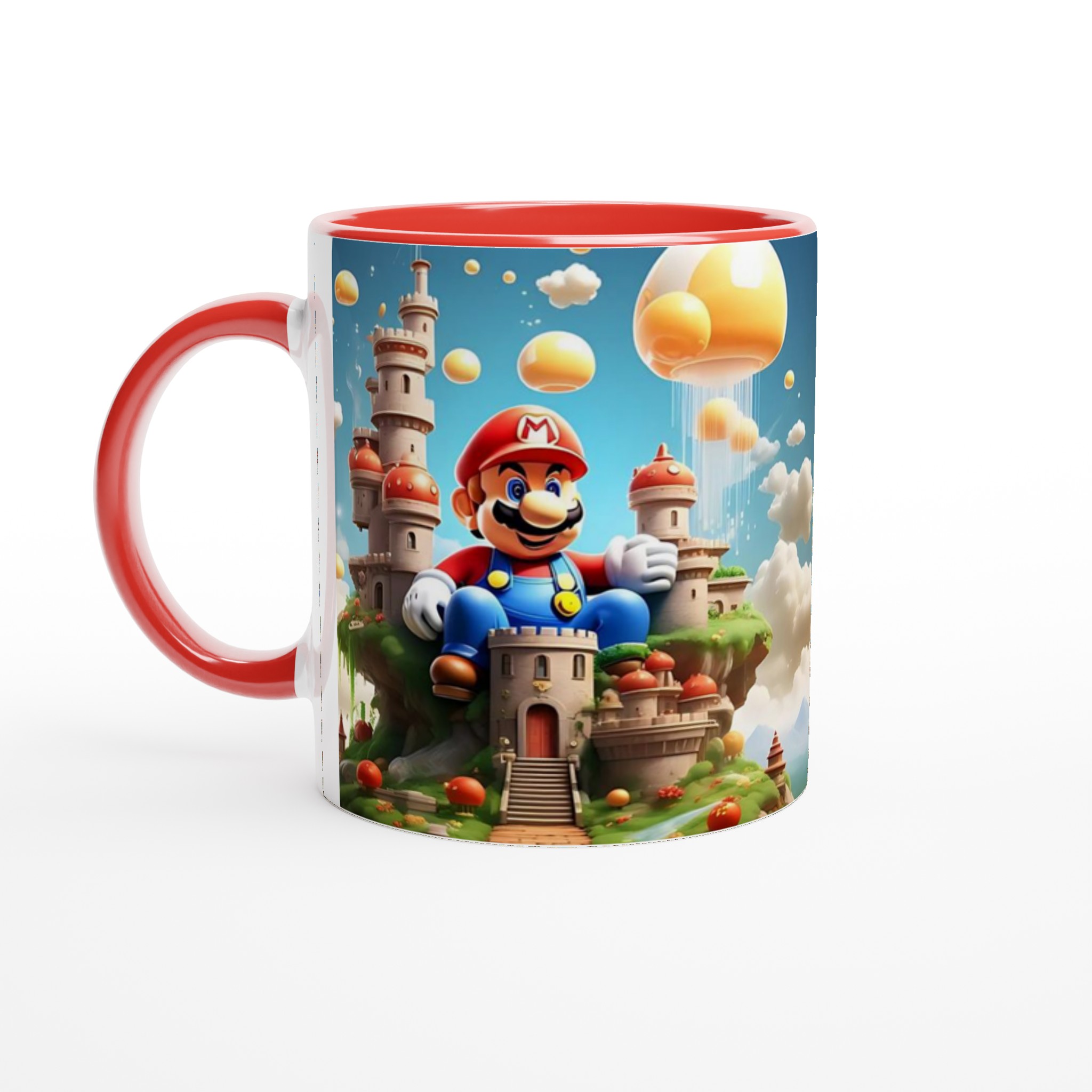 Premium 11oz Keramisk Mugg med Färgstark Mario & Sagoslott – Välj Bland Flera Fina Keramiska Färger 5 016d6438-a84d-4d2d-8421-dad70f1ed6e4