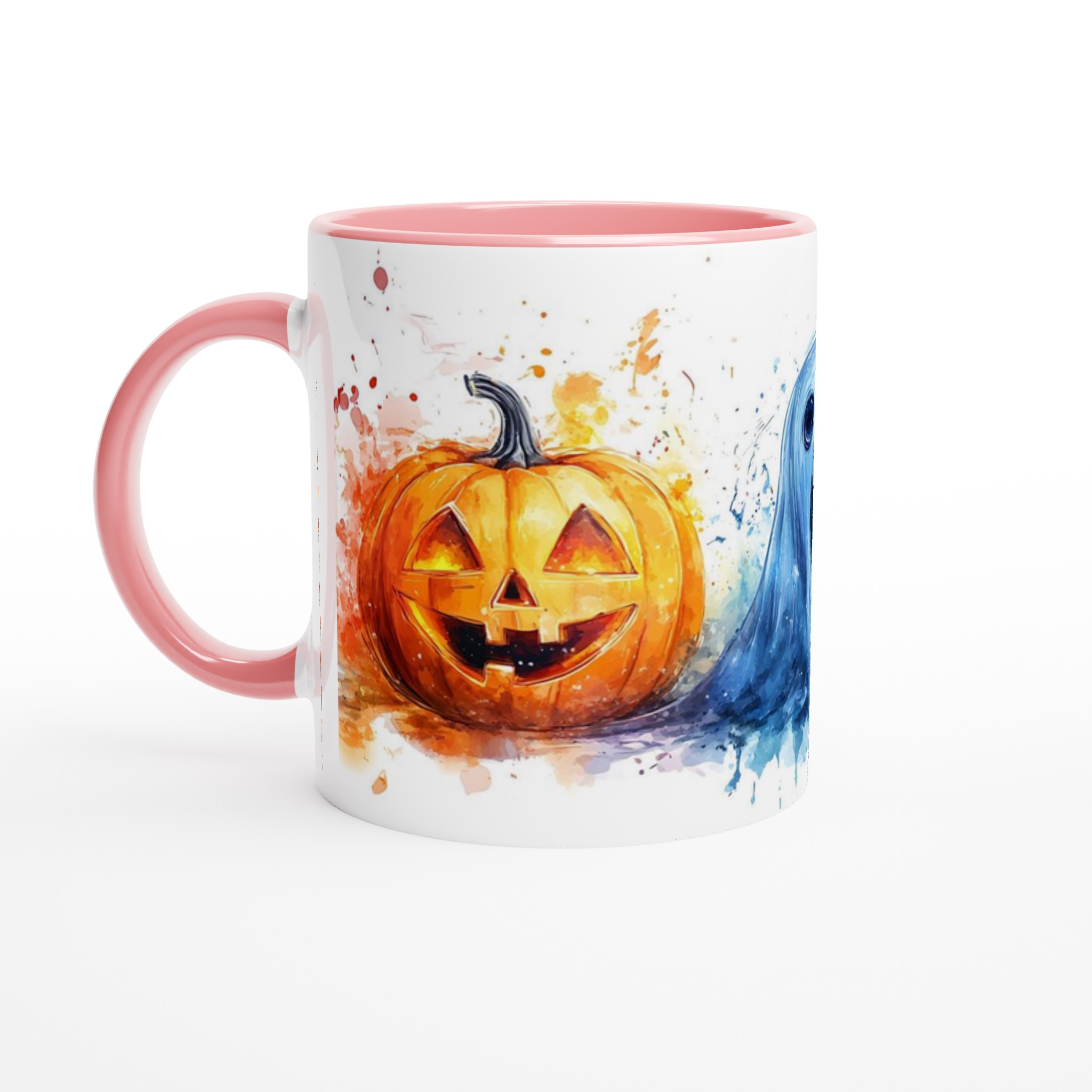 Spooky Watercolor Halloween Mugg - Pumpa & Spöke - Välj din favoritfärg 6 019fc724-40bf-47f9-87bd-2e8c61c6fb9b