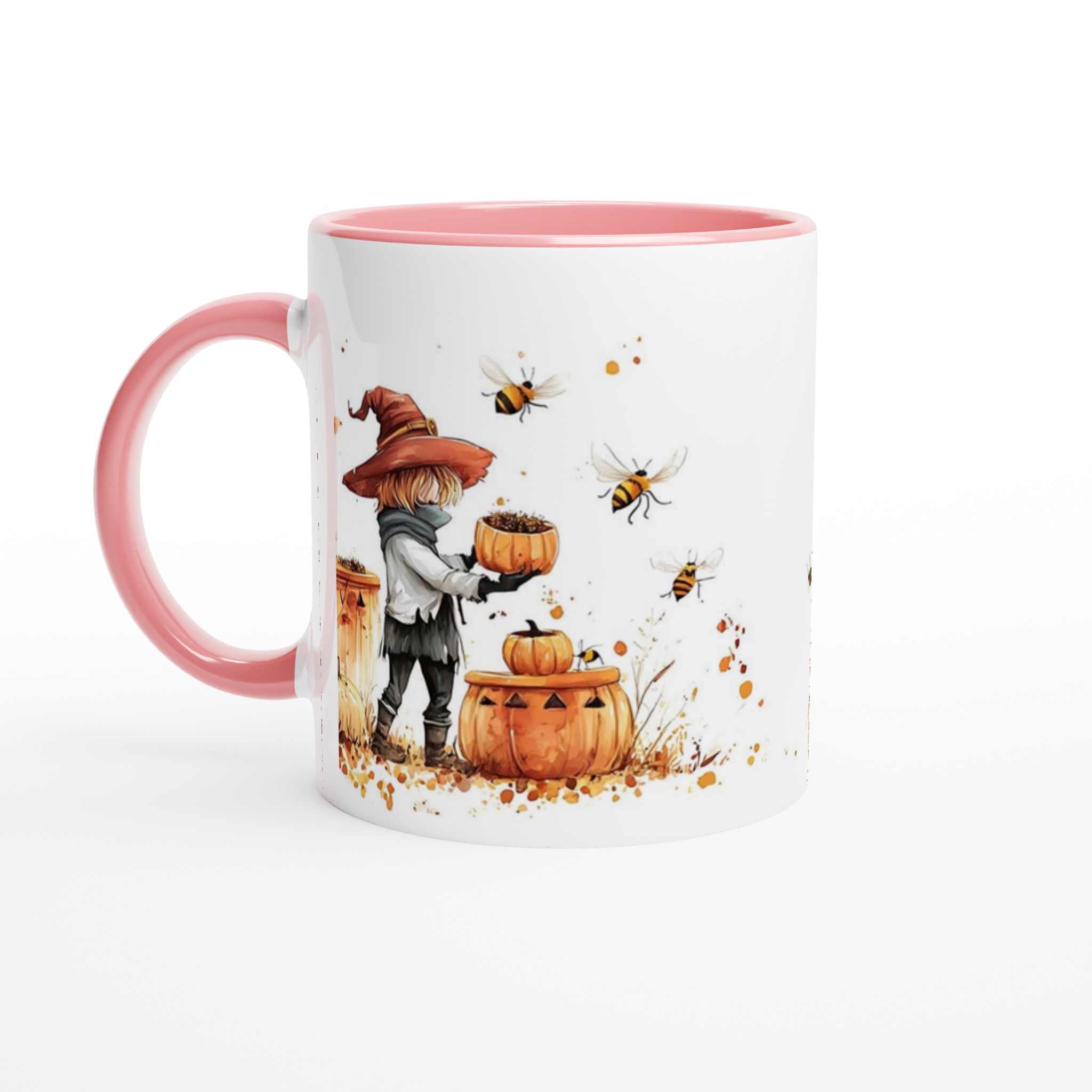 Höstmagi Keramikmugg - Charmig Häxdesign & Bin i Vattnenfärg - 11oz 6 01fcf293-5436-47e4-8873-66d6e811ec19