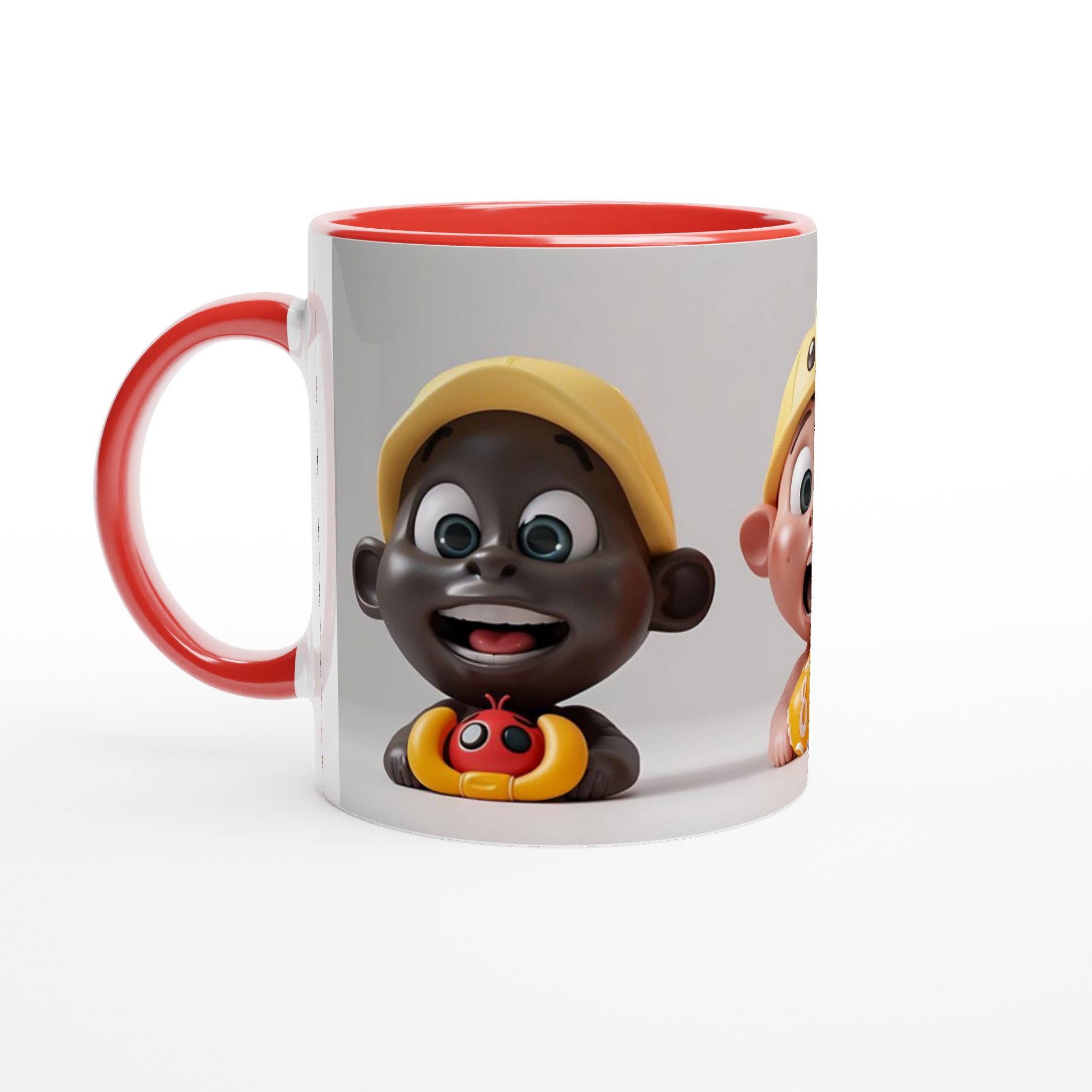 Söta Lekfulla Djur- och Babyfigurer: 11oz Keramikmugg i ditt val av 7 Livfulla Färger 5 01fefbc5-b78c-4f77-9afe-12bc305111dc