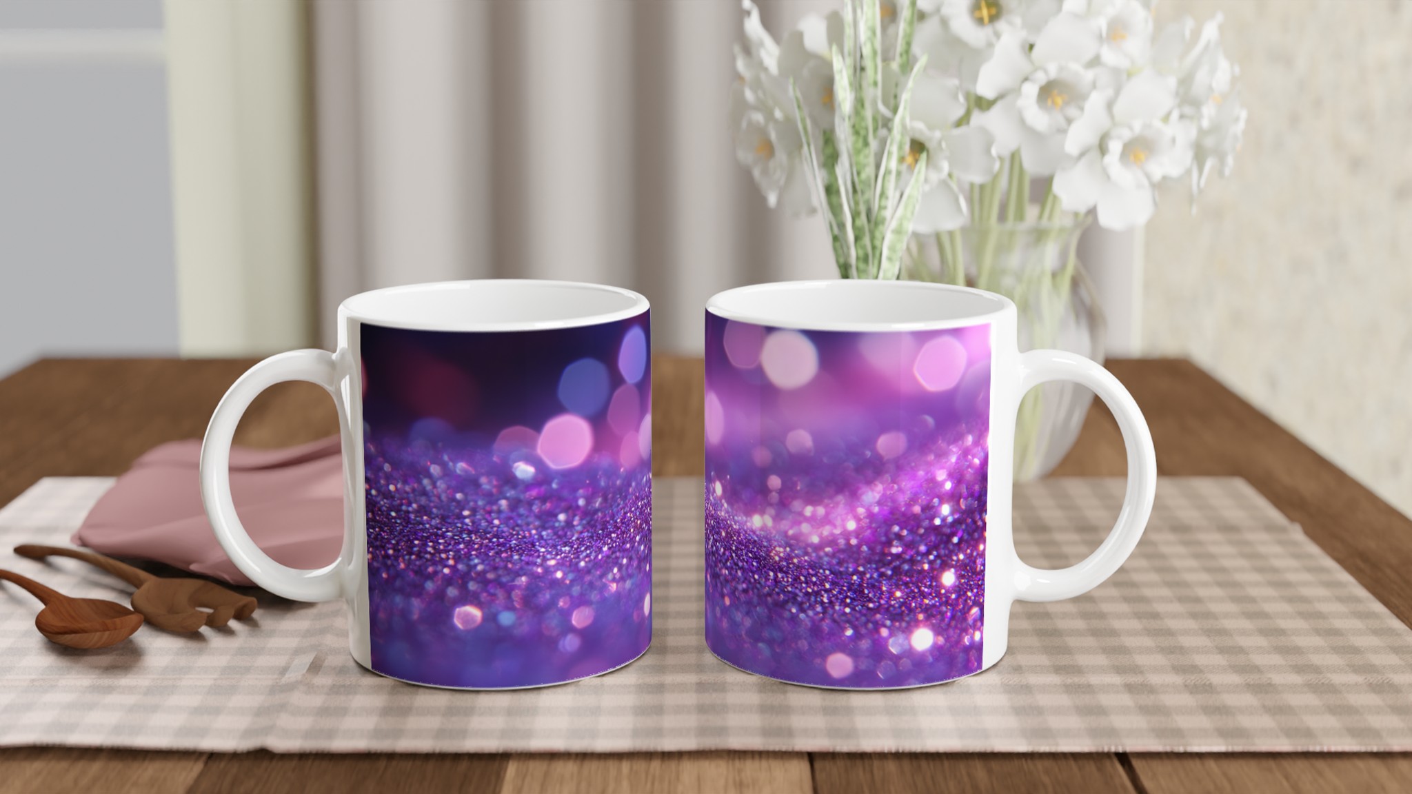 Sparkling Glöd 11oz Keramisk Mugg – Dröm dig bort med glittrande lila toner och levande färgalternativ! 10 022fd1ea-6145-4ba7-850e-2e8abfe1d8a9