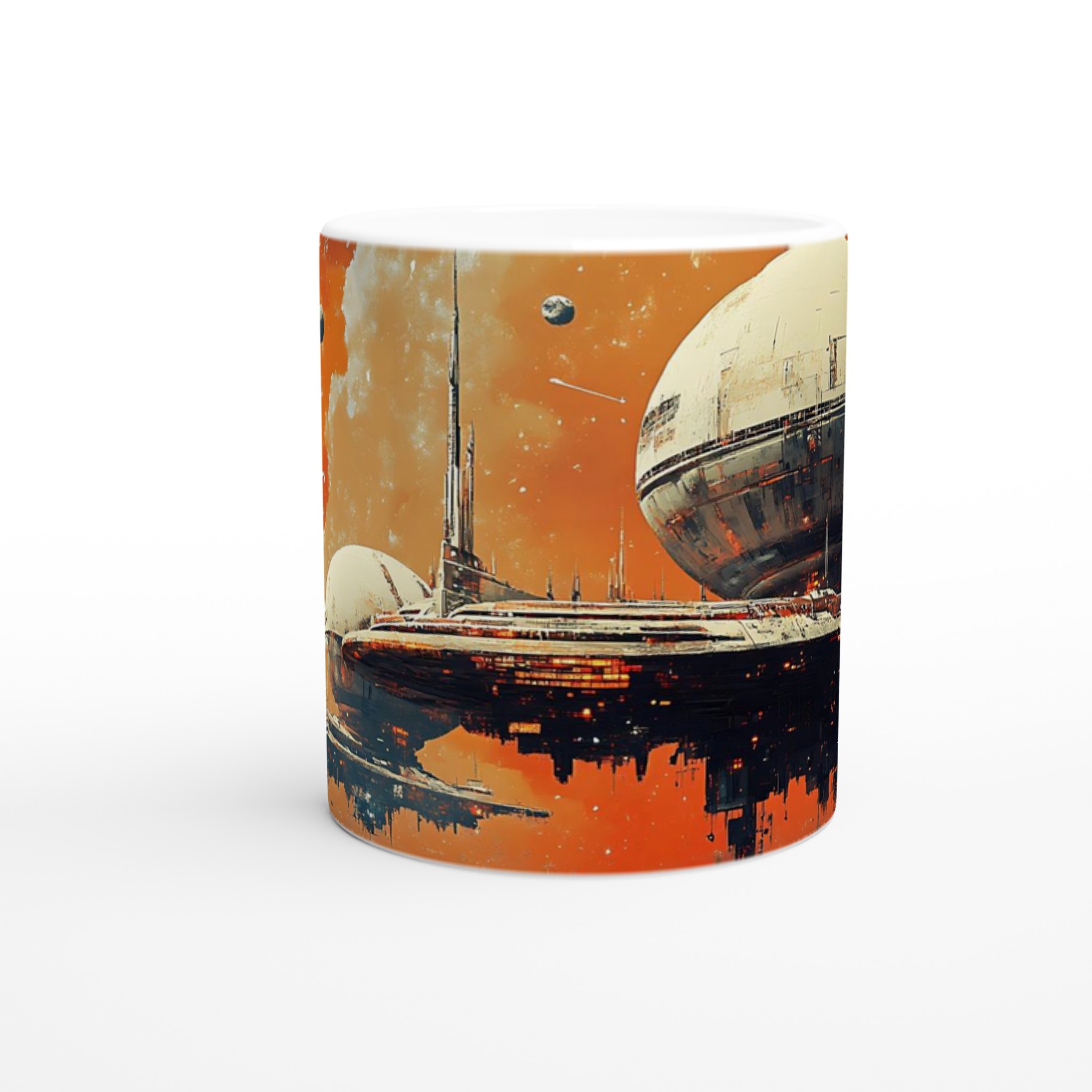 Space City Science Fiction Mugg – 11oz Keramikmugg i ditt val av sju djärva färger 8 023419cc-ec45-467f-bcdc-9ca7bc7156aa