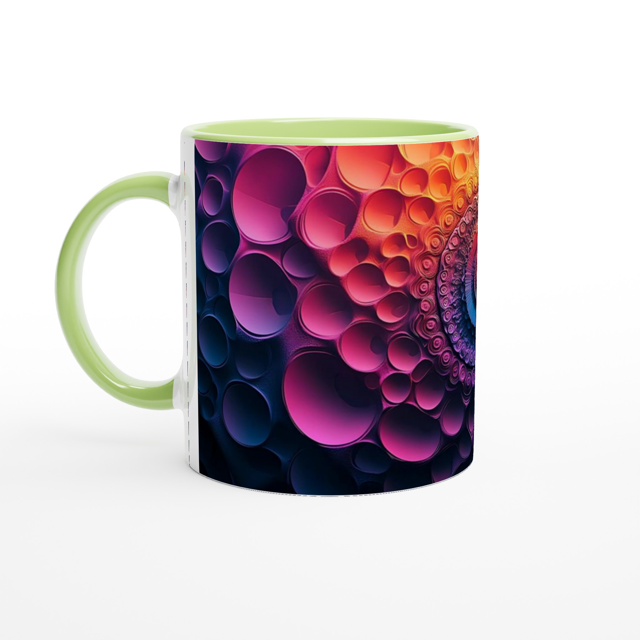 Abstrakt Spiral Keramikmugg - Livfull Gradient Konst för Kaffeälskaren i Ditt Liv 7 027da54e-0113-4362-b55a-6221bc948bfe