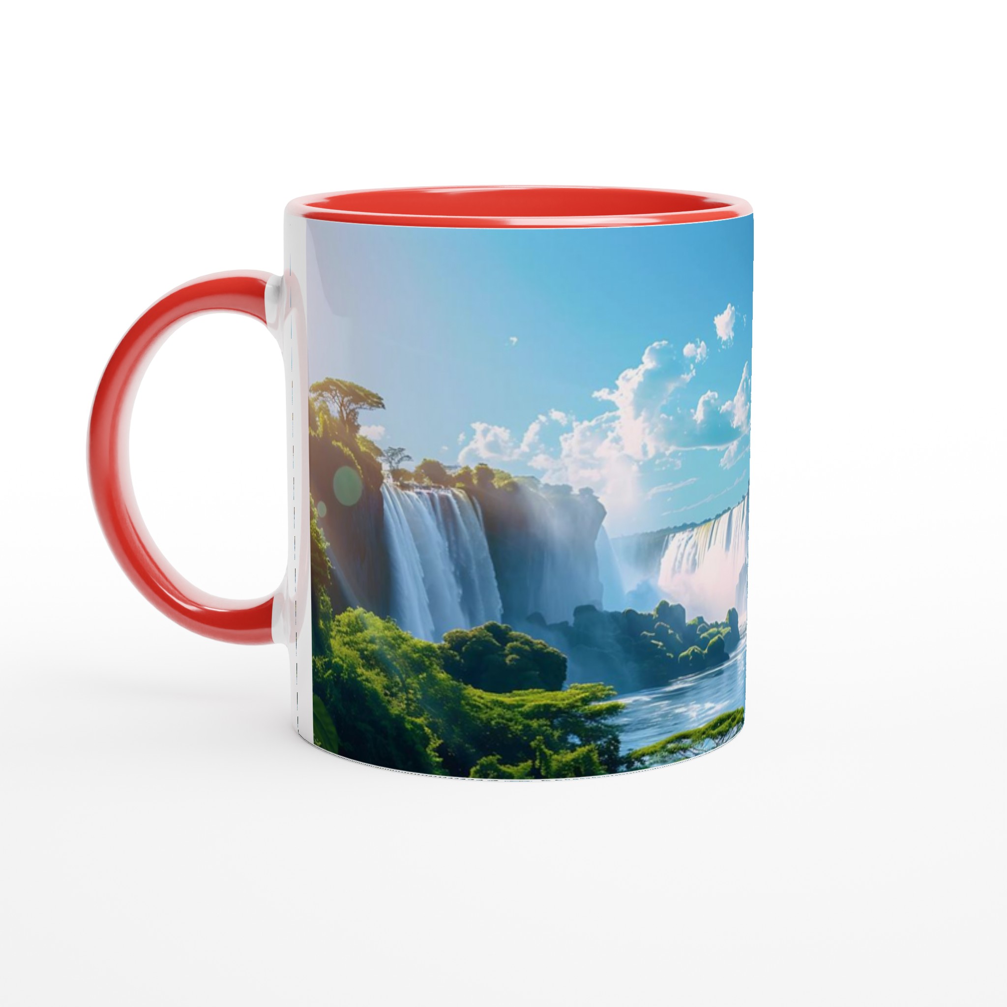 Vattenfallskaskad Mugg - 11oz Keramisk Kaffemugg i ditt val av 7 Livfulla Färger 5 02a27b6c-2495-4655-b754-8641ac0e50ff