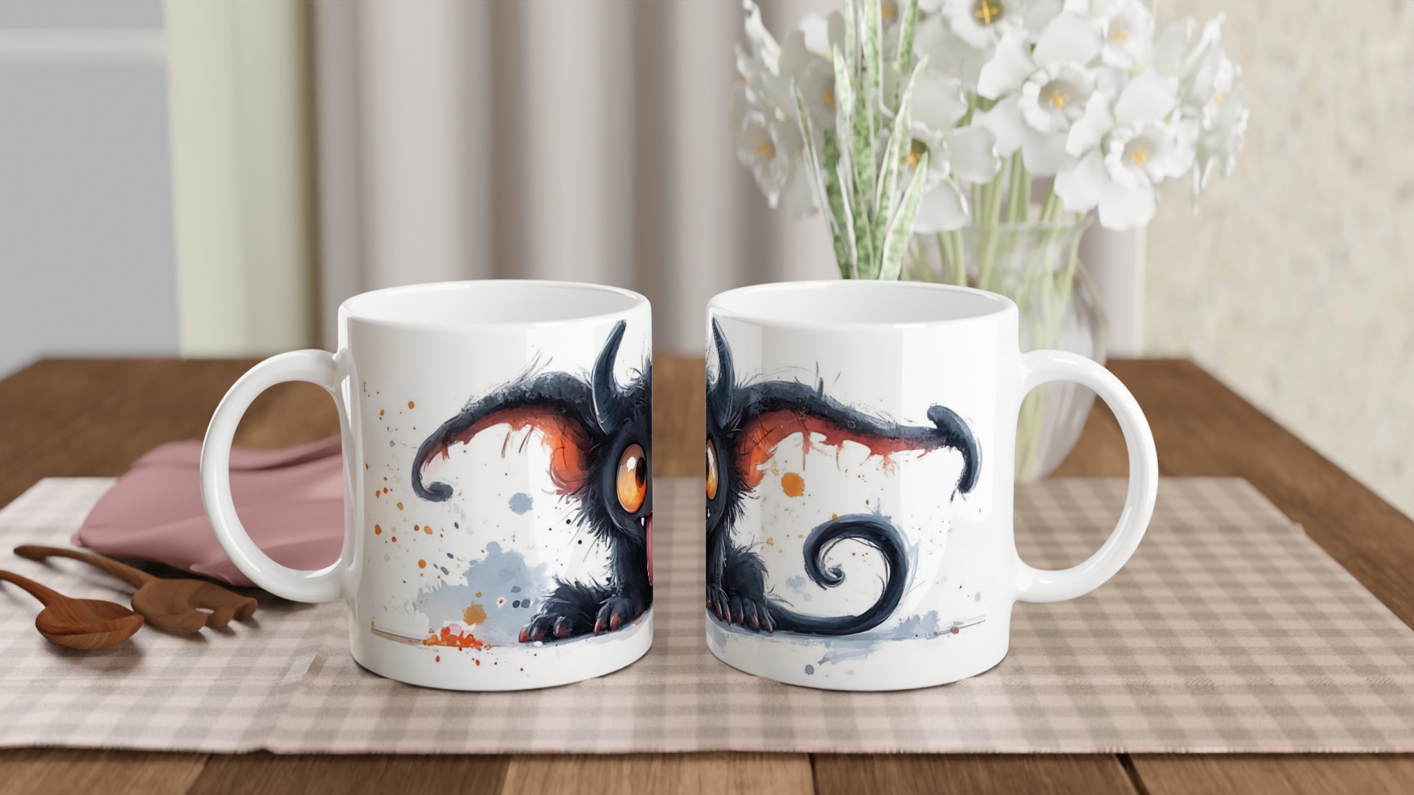 Busig Liten Trollunge Keramikmugg - Charmig Design med Stora Ögon i Valfri Färg! 10 02bdd42e-19cb-4e5e-a9a6-bd6552429321