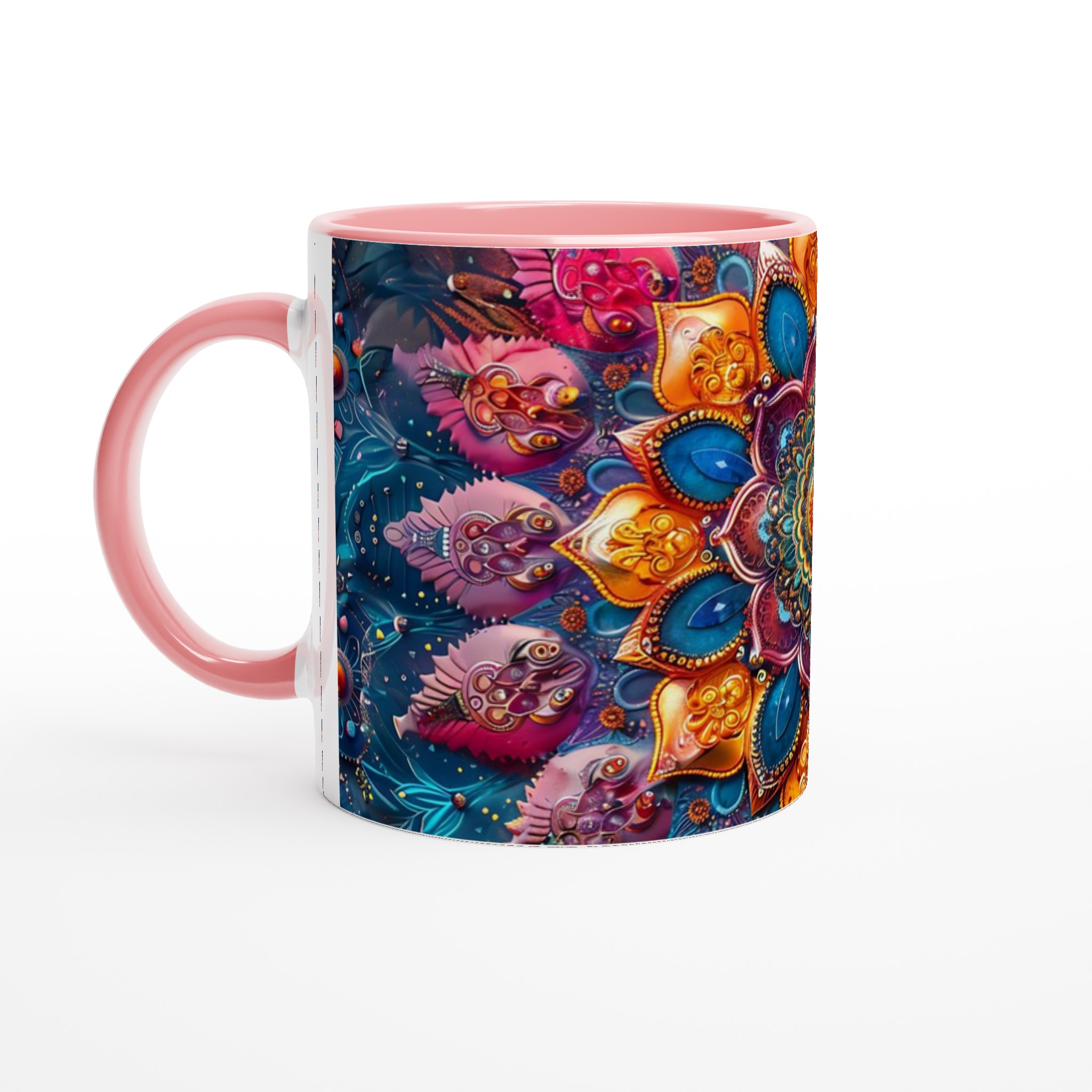 Mandala Magisk 11oz Keramikmugg – En Explosion av Färg & Mönster för Din Favoritdryck! 6 02fec269-5bfa-4ce7-917a-edc400474a53