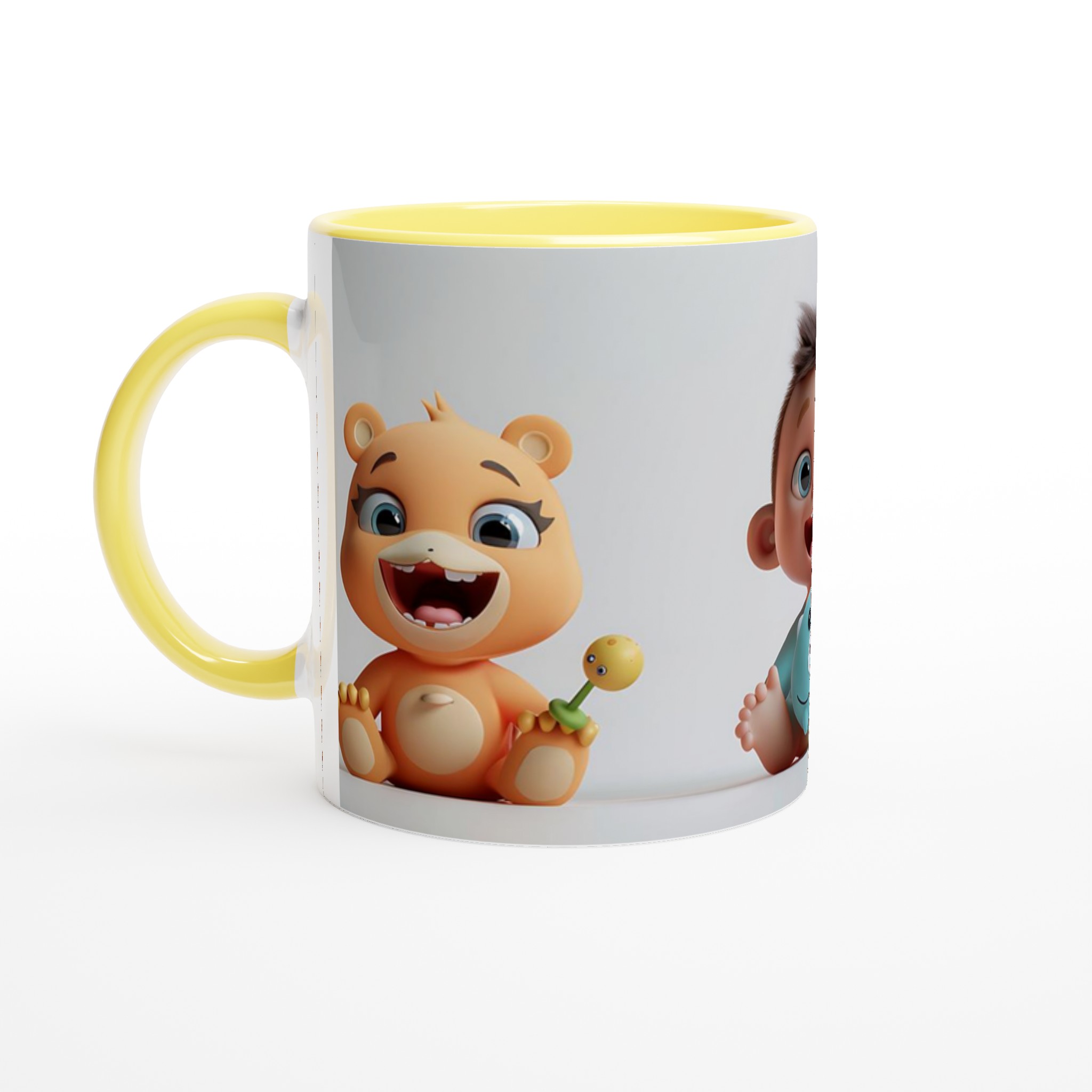 Babyns första skratt: Söt 11oz keramikmugg i ditt val av sju livliga färger – perfekt för föräldrar och barnälskare! 3 032988a2-dd59-4f83-9c36-c712e51f972b