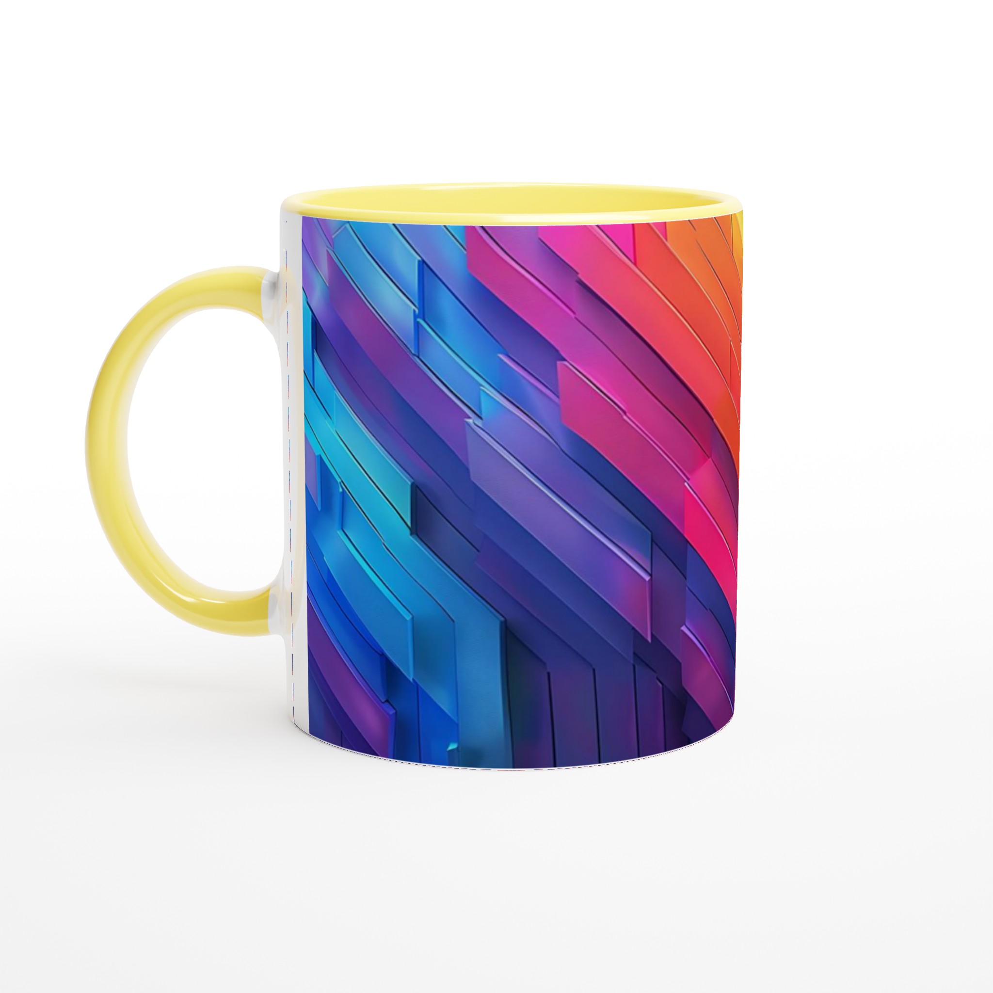 Abstrakt Chevron Mugg - Färgsprakande 11oz Keramikmugg för Modern Stil i Valfri Färg 3 0396a9ad-8b8c-4f05-9419-d4a7b5a03e97
