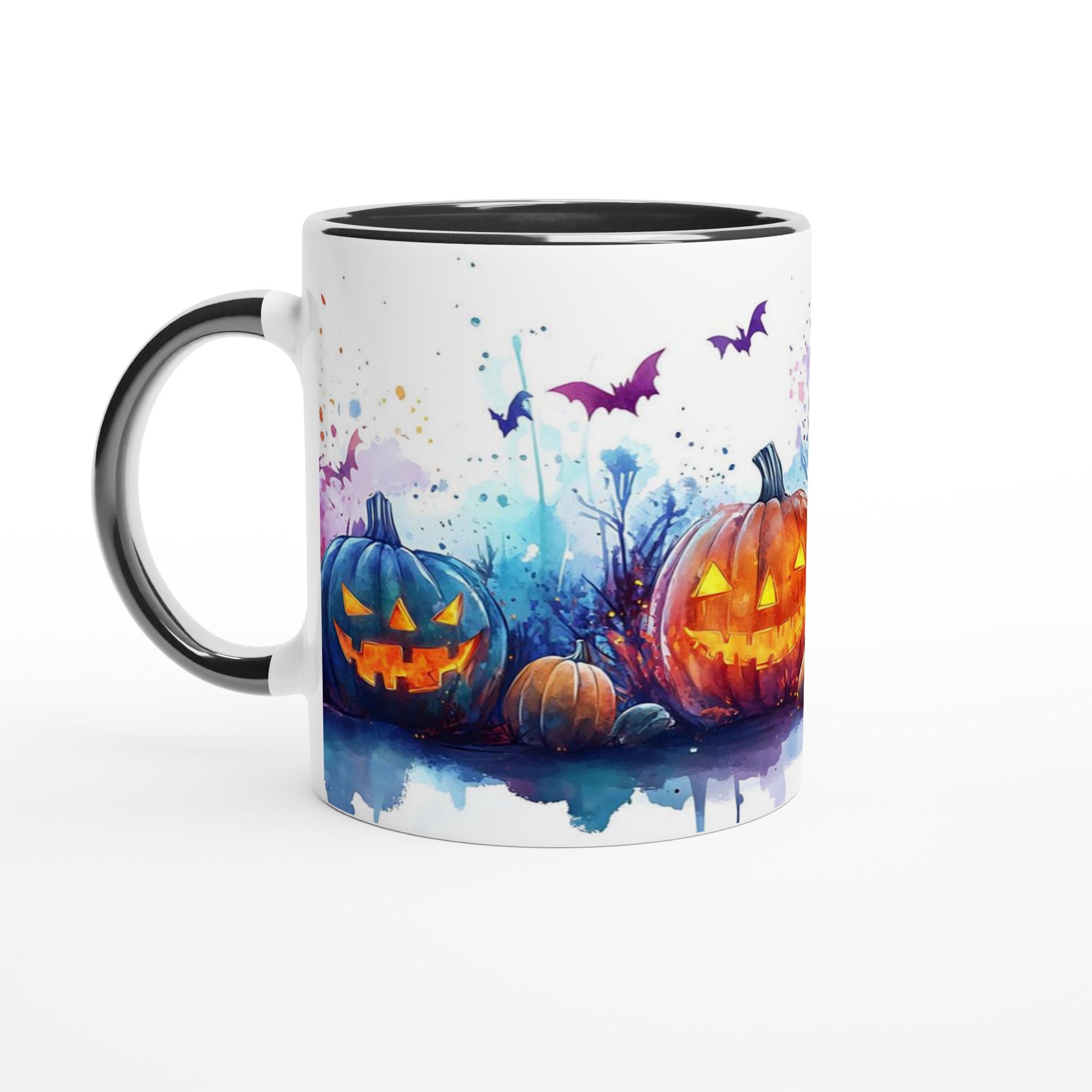 Mystiska Halloweenpumpor 11oz Keramikmugg - Spöklik Design i Färgstarka Nyanser 4 03acd515-a47d-463c-9f97-aa801070d28f