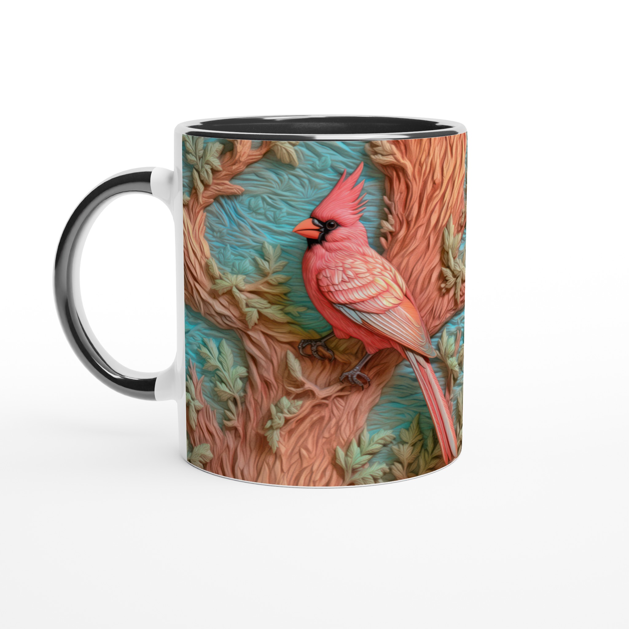 Keramisk mugg 11oz med livfull kardinaldesign – välj bland sju färgstarka keramiska nyanser 4 03cad46d-72c5-4a97-a8e1-9bbf76f3b3cf