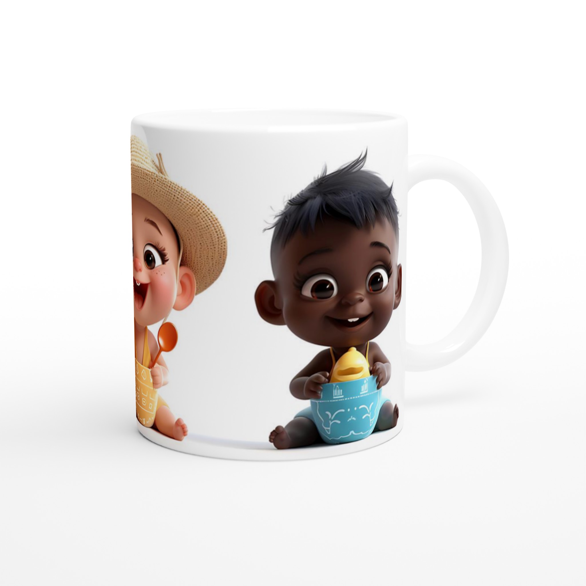 Söta "Små Sommarbarn" Mugg – 11oz Keramikmugg för Glädjefyllda Stunder 9 03cfaf5c-938e-45a1-8c0d-18efa24b0514