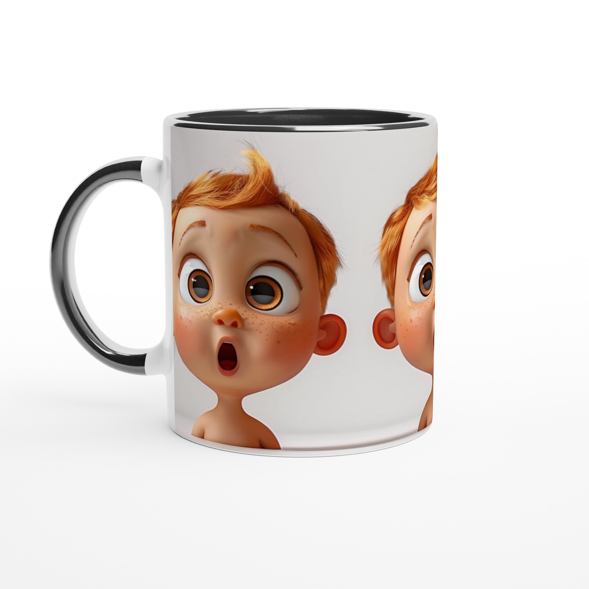 Förbluffande 11oz Keramisk Mugg – Med Charmiga 3D-Babyansikten i Ditt Val av Färg 4 04093303-5055-4717-87ae-aa42be1eac94