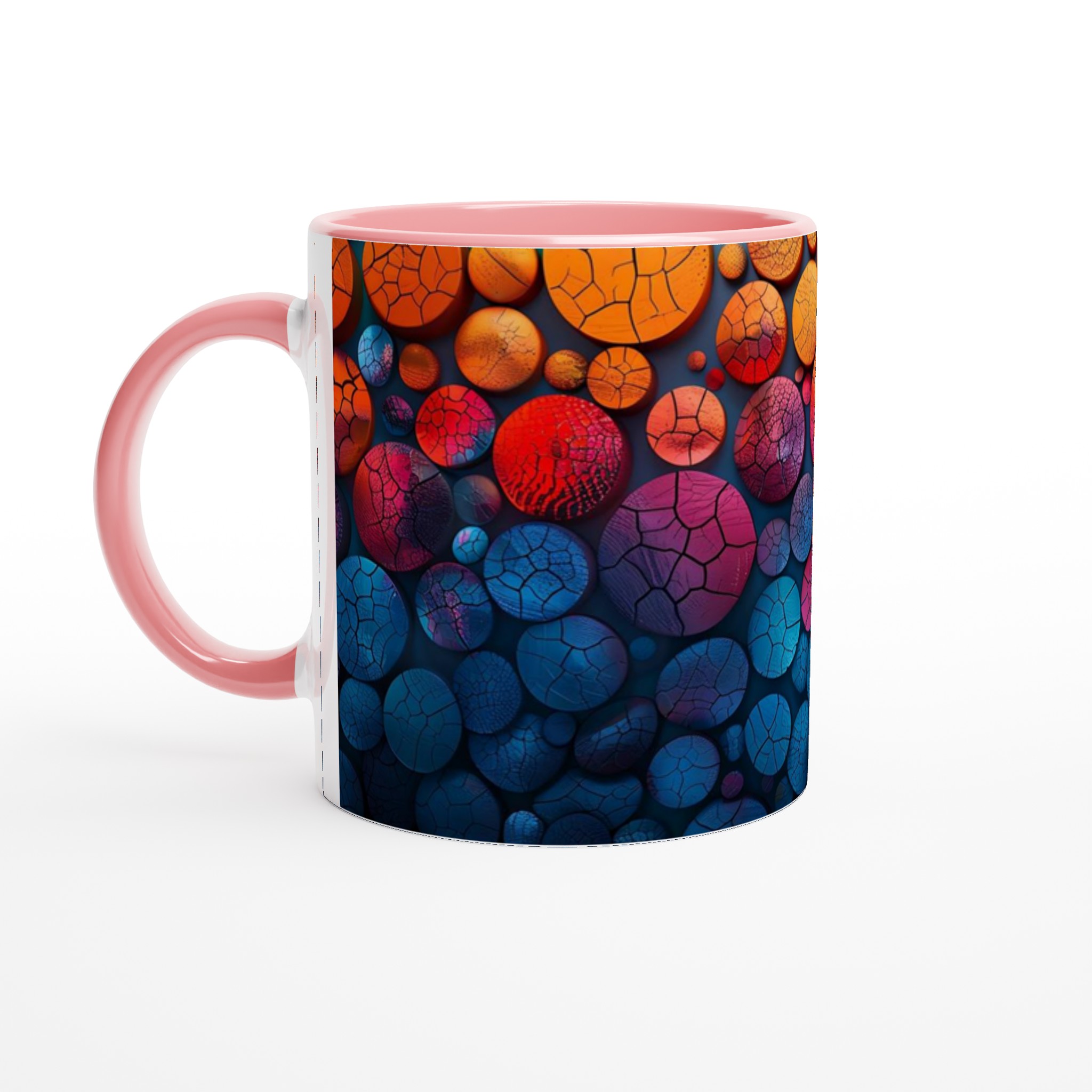 Abstract Crackle Design 11oz Keramikmugg – Vibrerande Färger för Din Vardag 6 0410d653-3f2c-4400-8d7f-64412109aae8