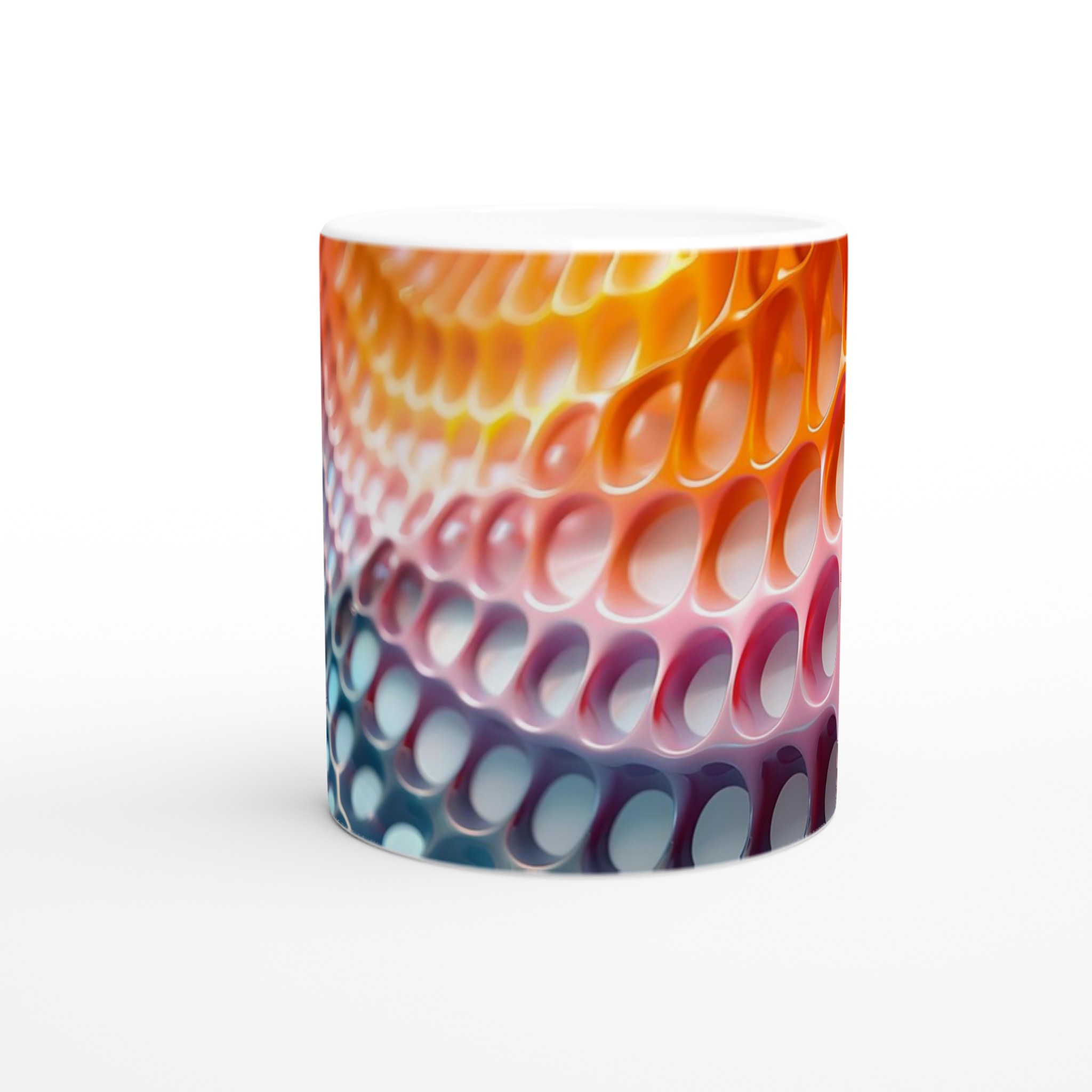 Abstrakt Solnedgång Keramikmugg - 11oz i Valfri Färg för En Levande Kaffestund 8 043b6760-8b58-4546-826f-b1501637968c