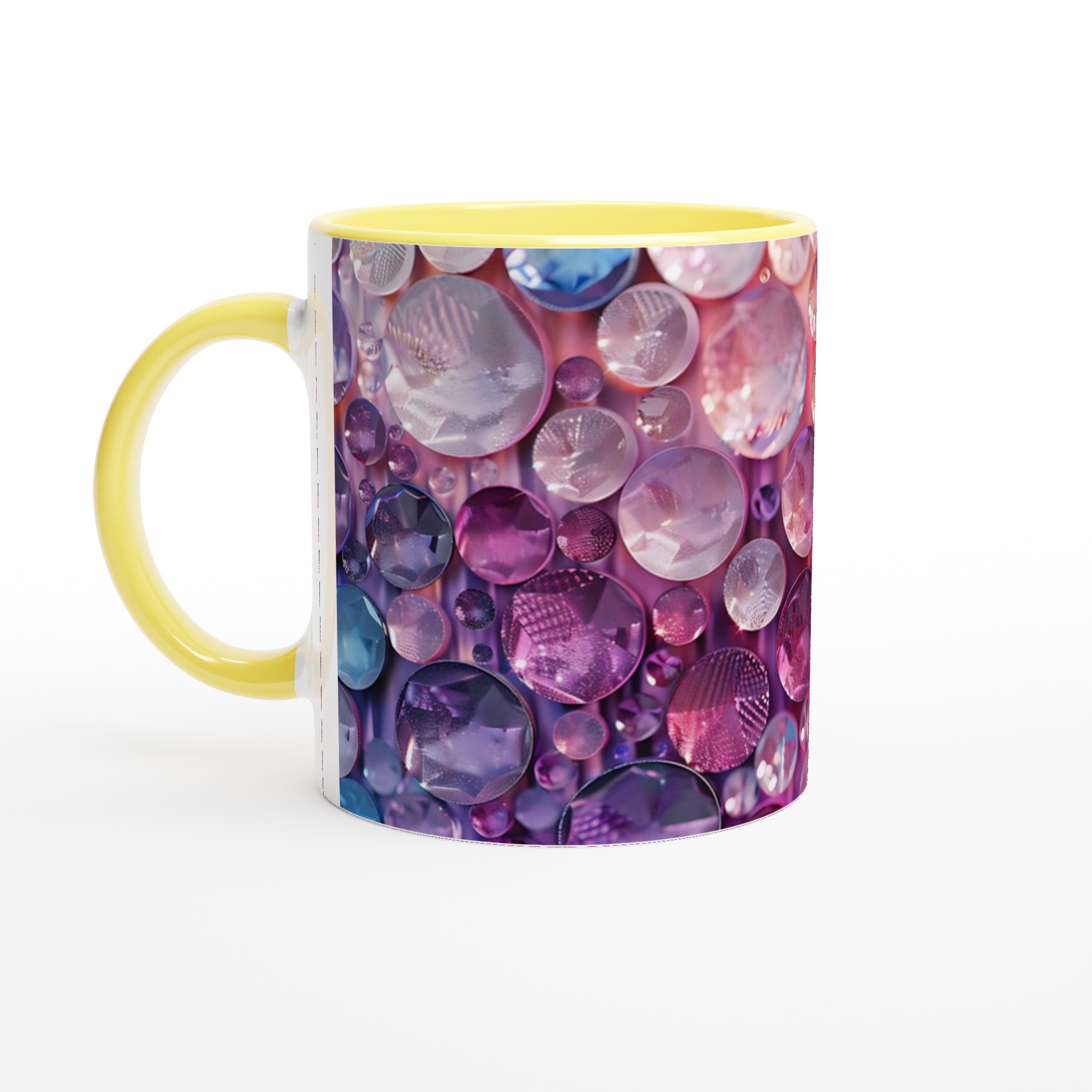Glänsande Ädelstenar 11oz Keramisk Mugg – Lyxig Regnbåge för Din Kaffeupplevelse 3 04585718-f626-4629-9a65-3540c7ad2c89