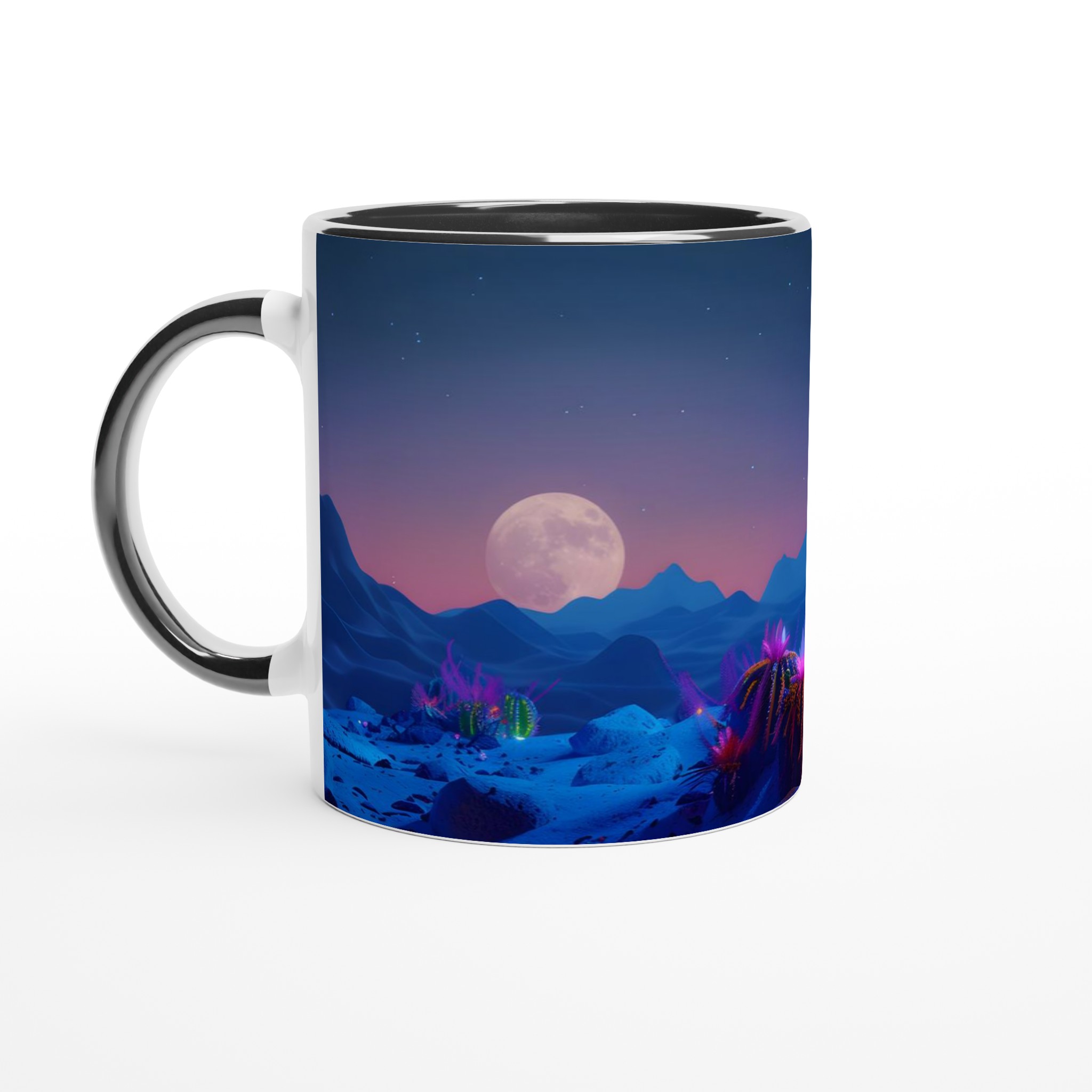 Neon Cactus Drömmugg – 11oz Keramisk Mugg med Magisk Ökenmotiv & Färgval 4 045b166f-51f3-4602-9c5b-adcc9924cf8f
