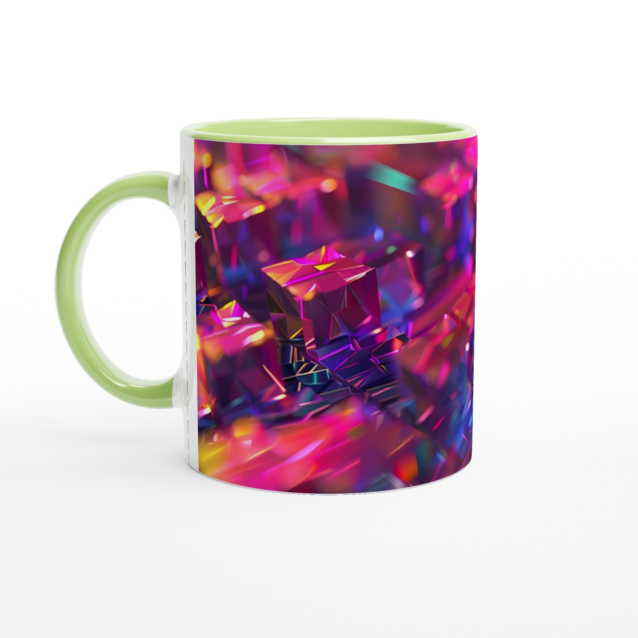 Neon Prism 11oz Keramikmugg – Glänsande Färgskala för Ditt Kaffe 7 048da9d9-1c6f-4281-8618-4befea9108ec