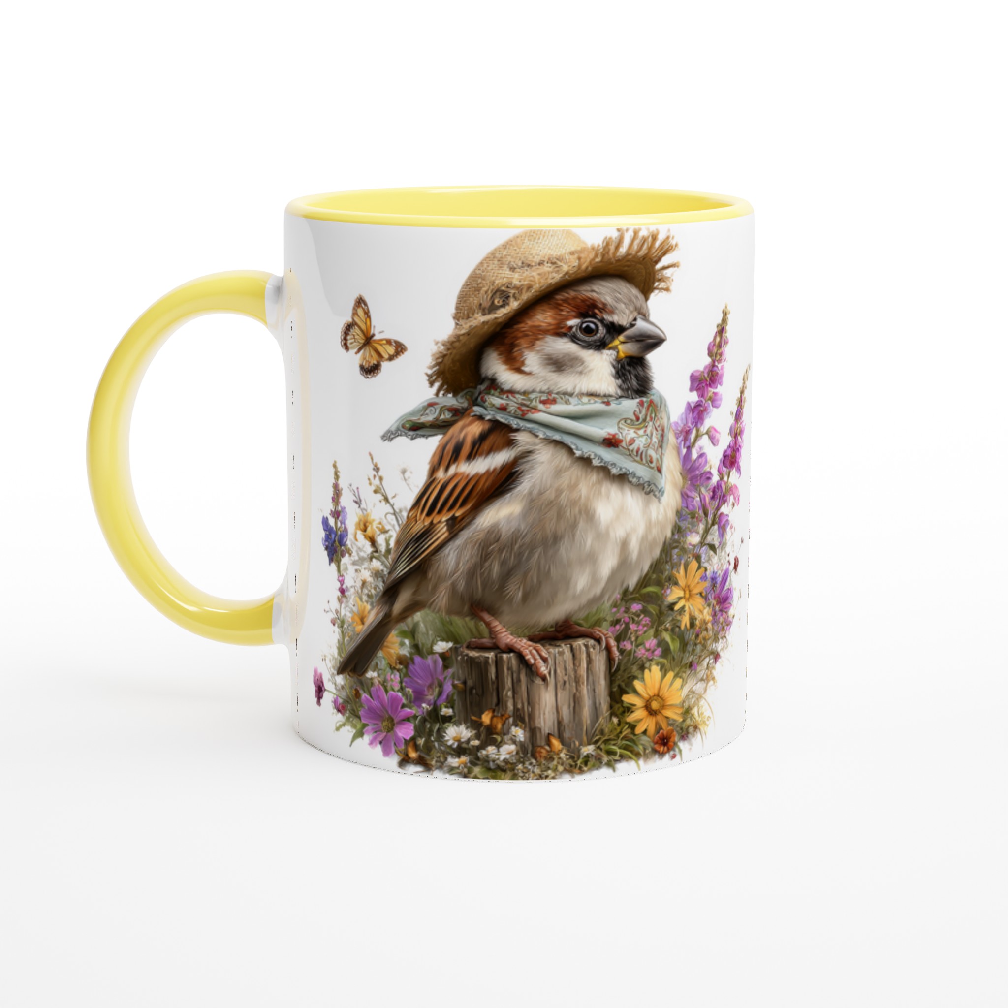 Charming Sparrow Ceramic Mug 11oz – Choose Your Color for a Delightful Daily Sip 3 04a19cc7-c0e3-474e-aaa6-488595b6c249