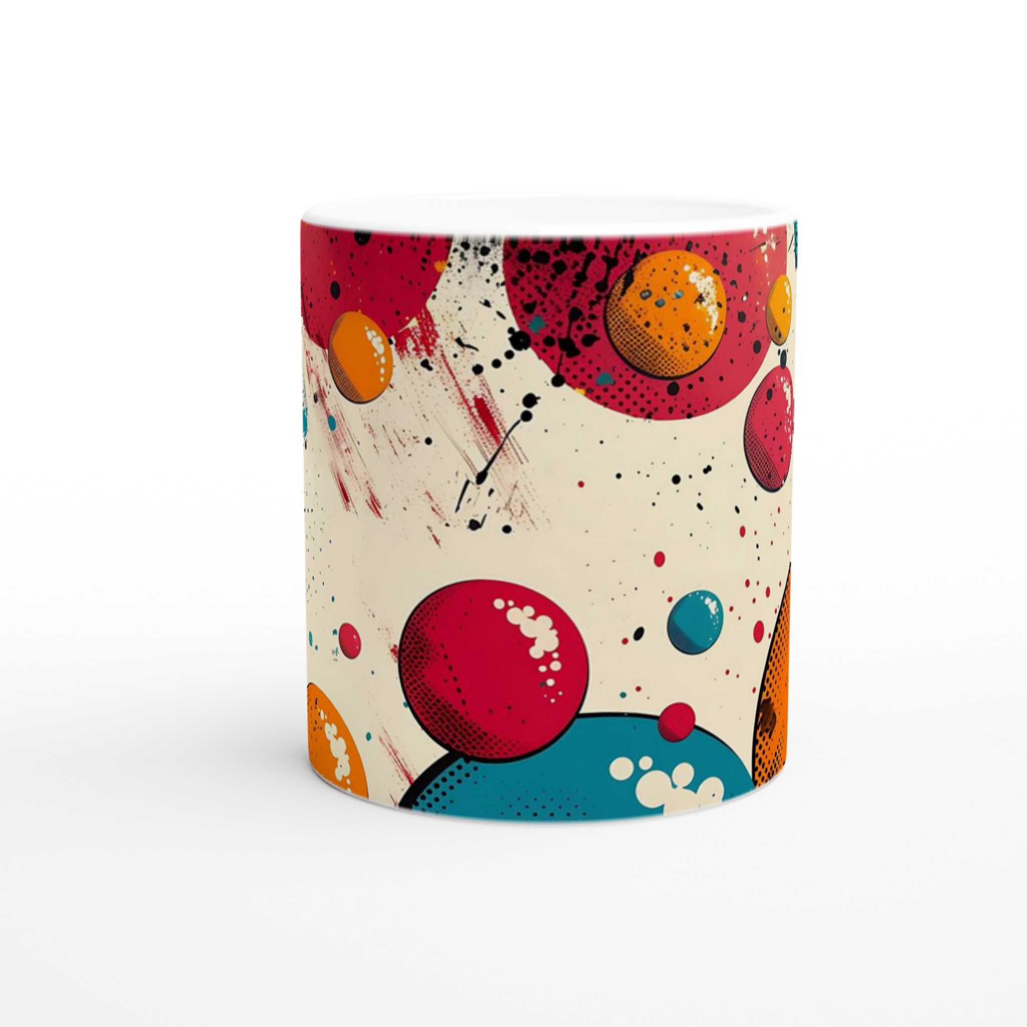 Abstrakt Pop Art Keramikmugg – Färgglad Design för Ditt Kaffe, Te och Mer! 8 04dc560d-e6f1-4208-b9ba-800df5dc8408