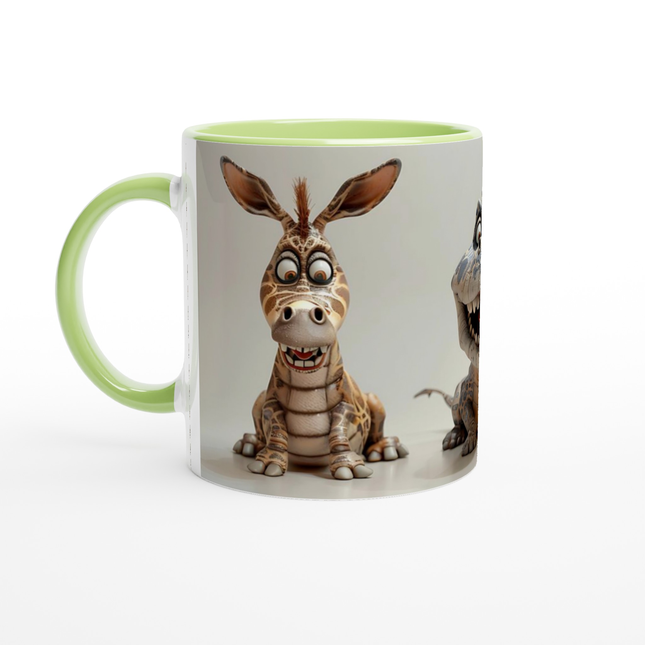 Vilda Vänner Keramikmugg – Roliga Däggdjur & Dinosaurie Design i Valfri Färg! 7 04dc8525-4646-4f38-9dc0-8fac2313baf4